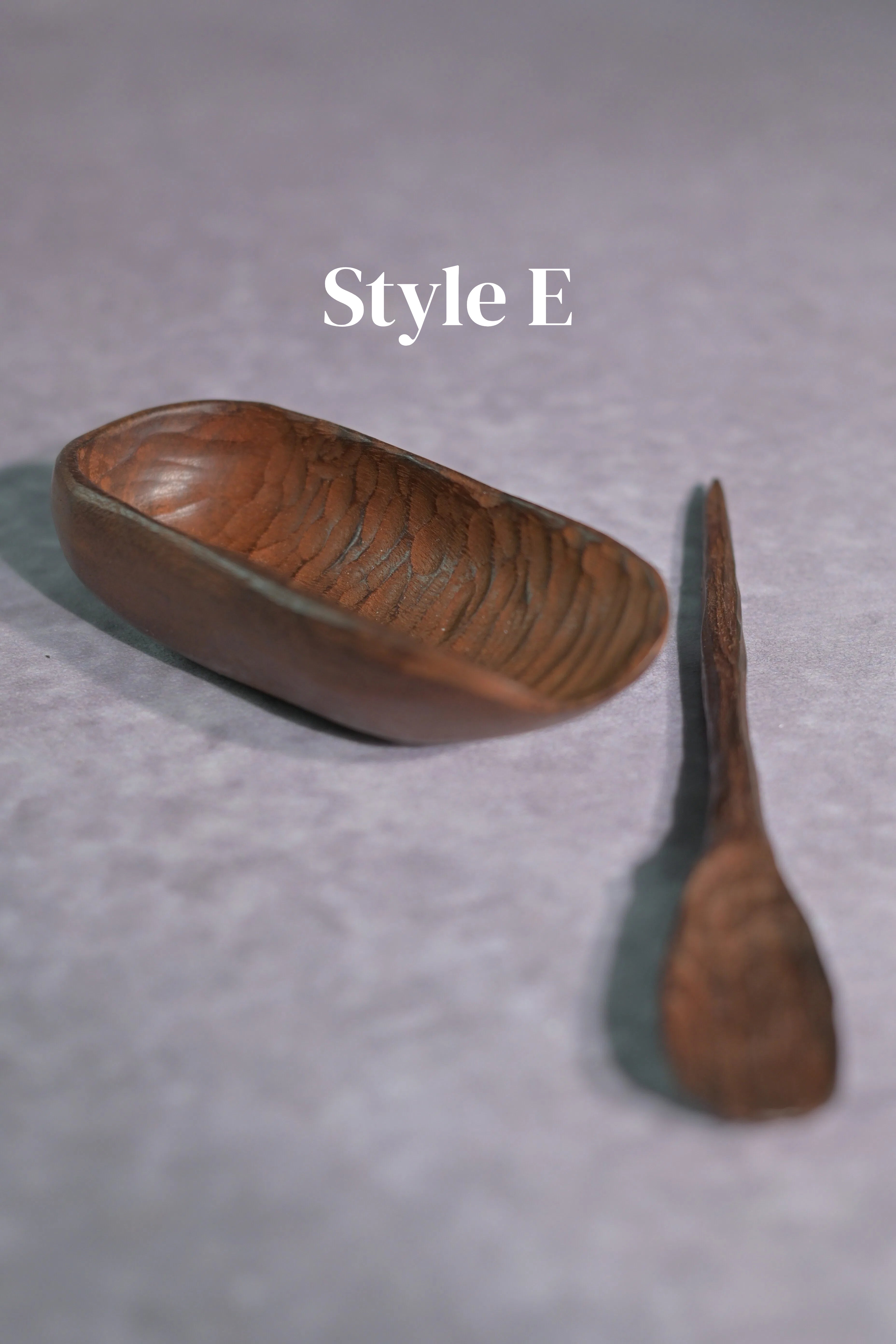 Kungfuyang Hand-Carved Wabi-Sabi Irregular Wooden Tea Scoop, product view 19