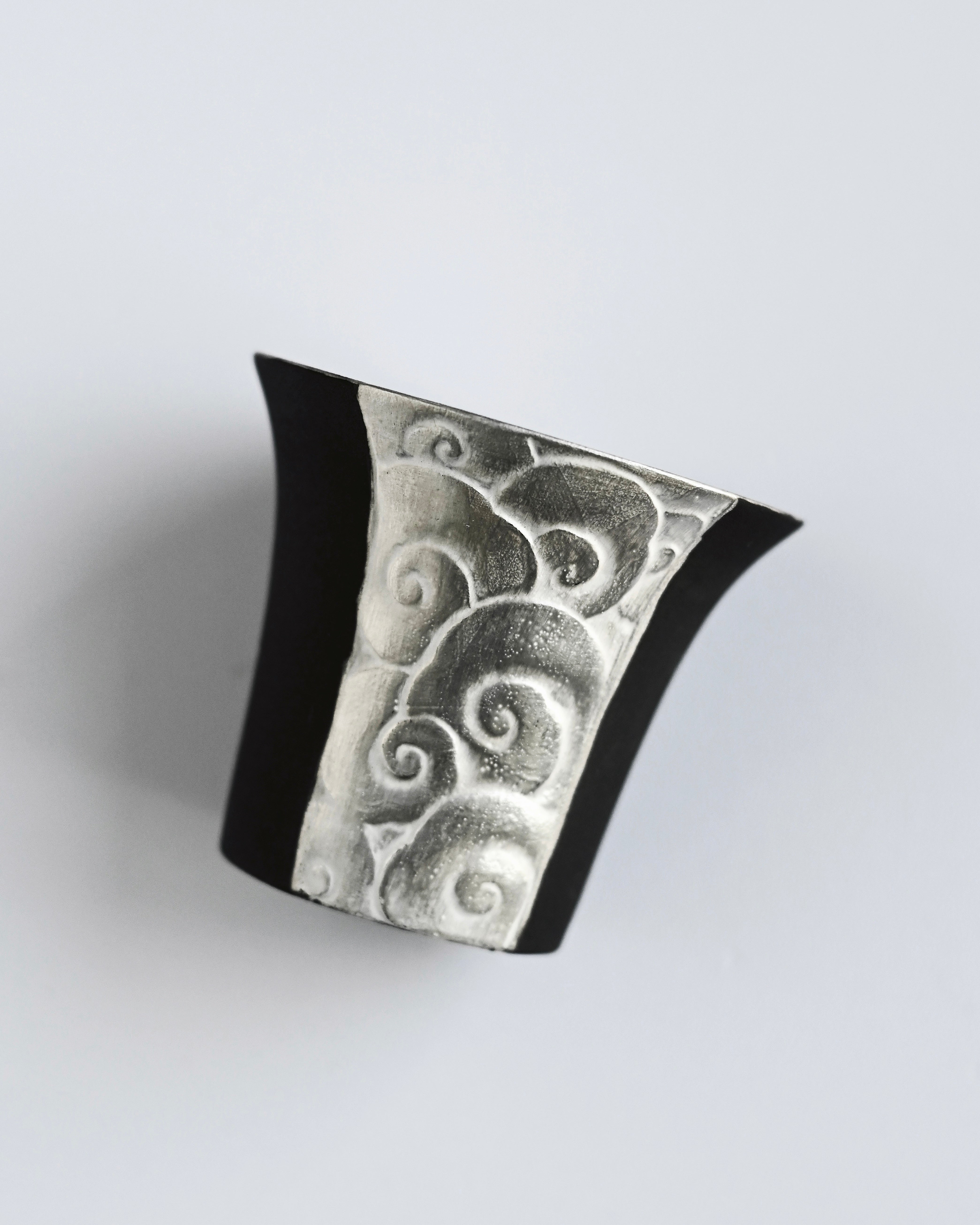 vintage silver gilt chinese ceramic tea – Vintage Silver-Gilt Chinese Ceramic Teacup by Kungfuyang