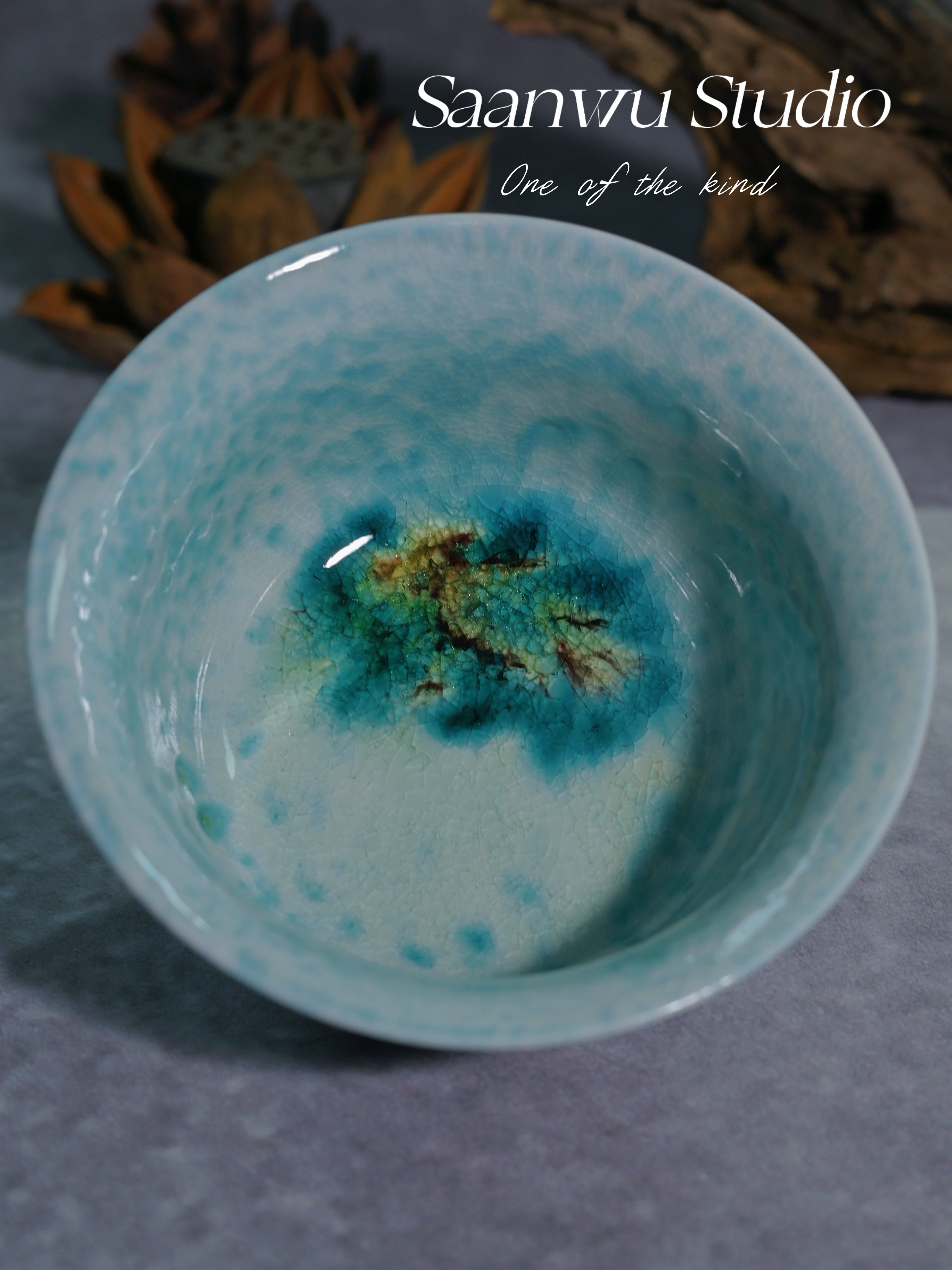 Kungfuyang Unique Piece Handmade Soda-Fired Gaiwans 130ml, product view 5