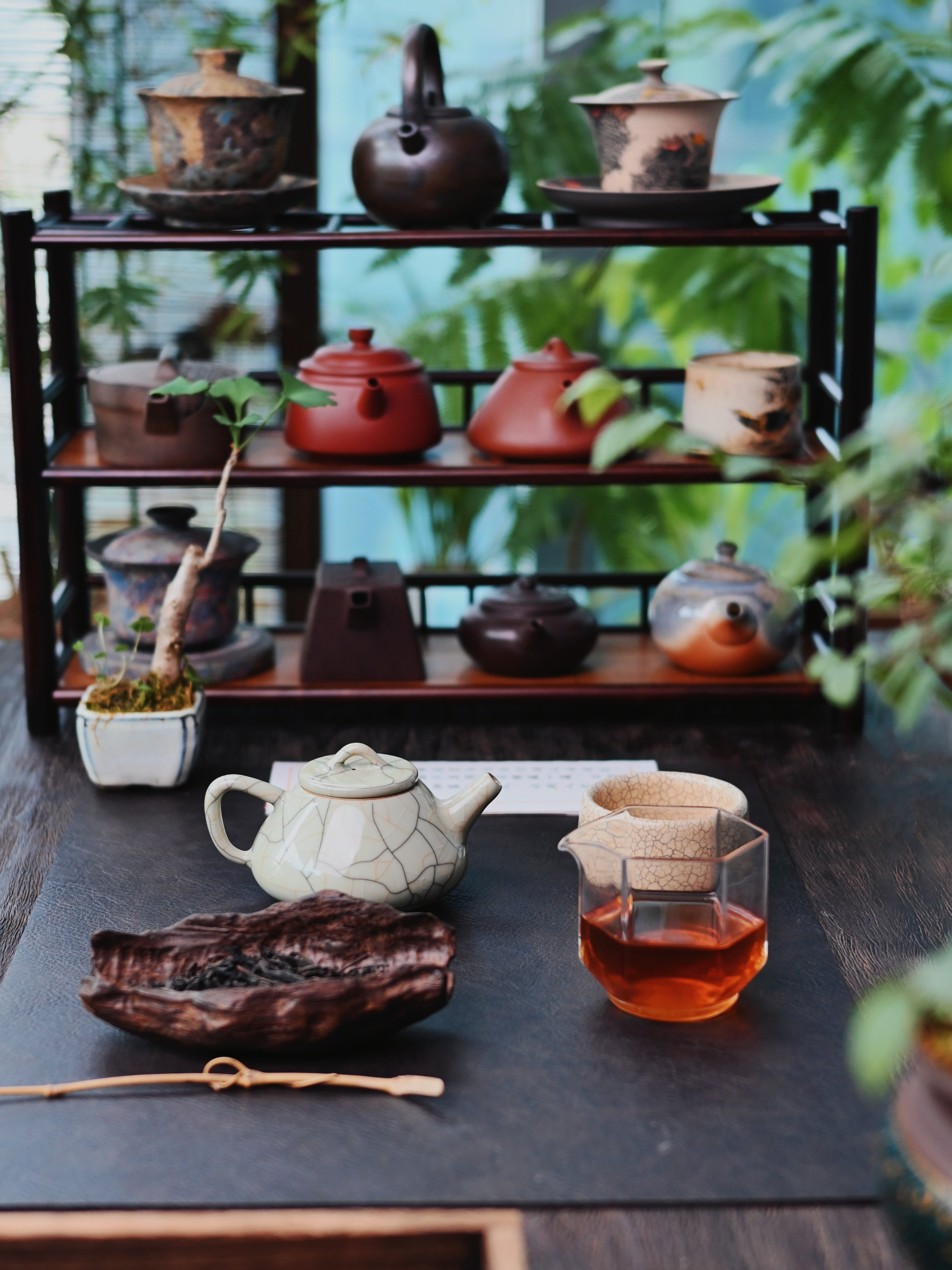 celadon crackle glaze shipiao teapot – Longquan Celadon Ge-Kiln Shipiao （石瓢）Teapot by Kungfuyang