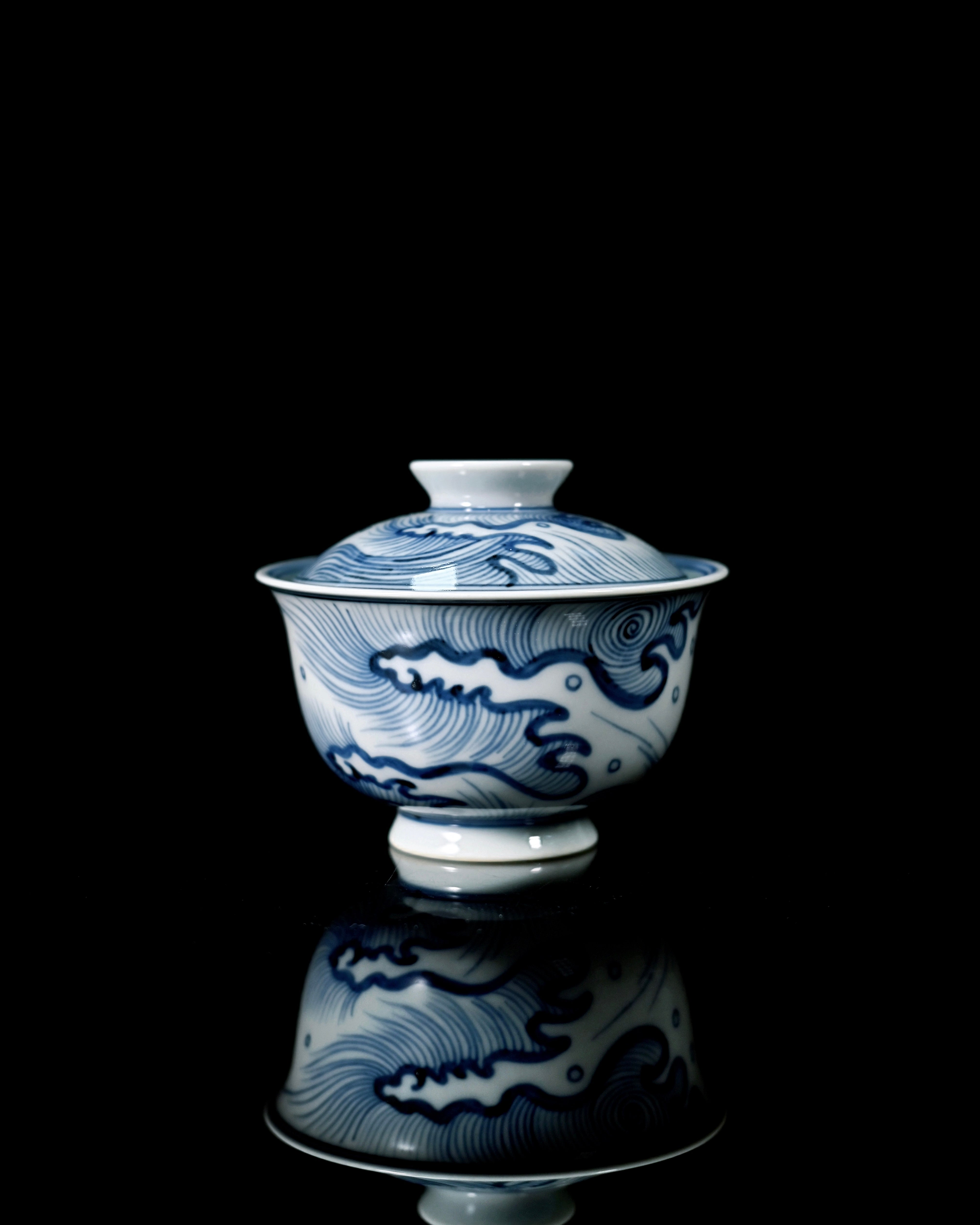 80ml capacity lidded bowl designed for concentrated tea brewing and aroma preservation by Kungfuyang