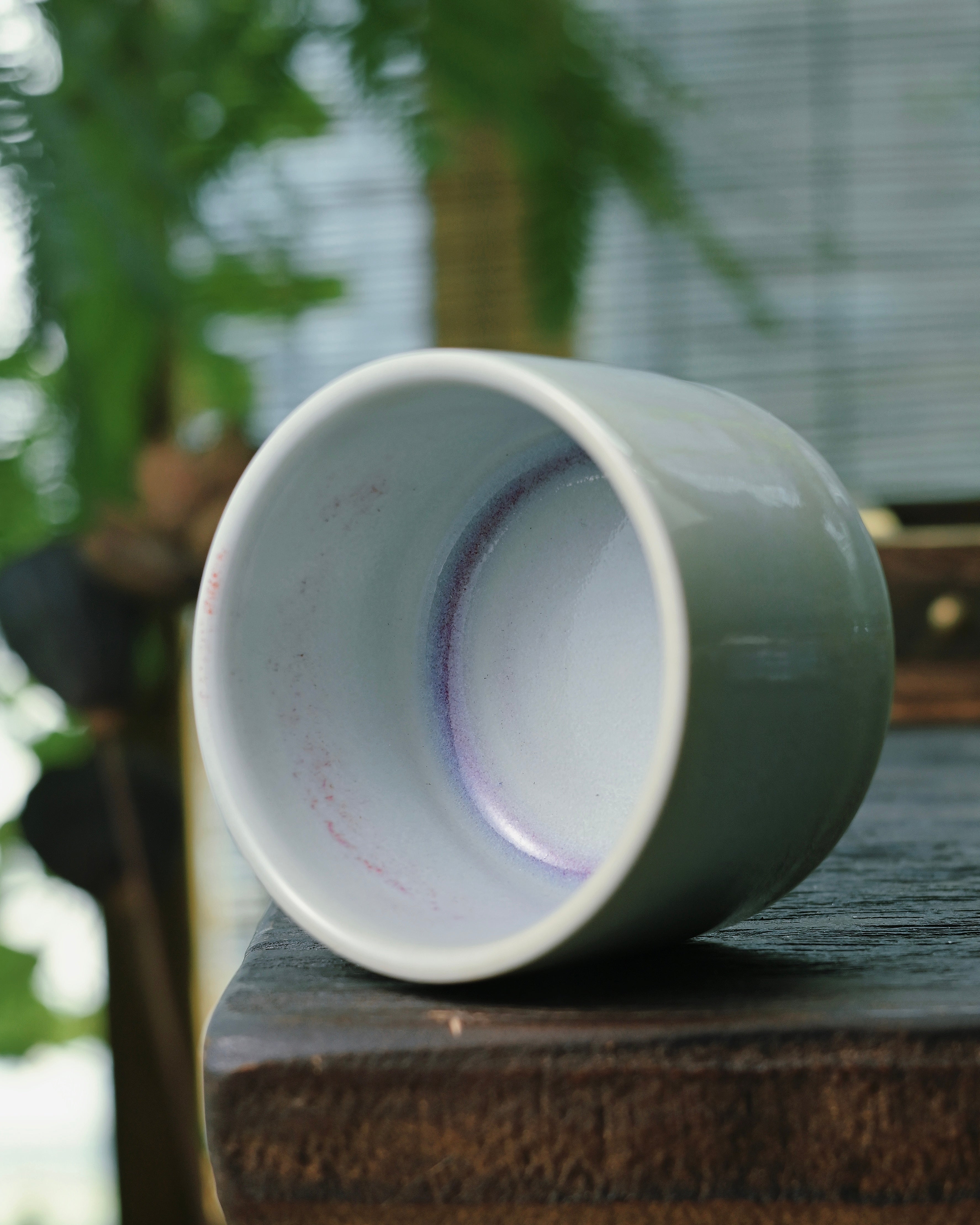 Jun ware purple glaze teacup featuring traditional copper-iron glaze kiln transformation by Kungfuyang