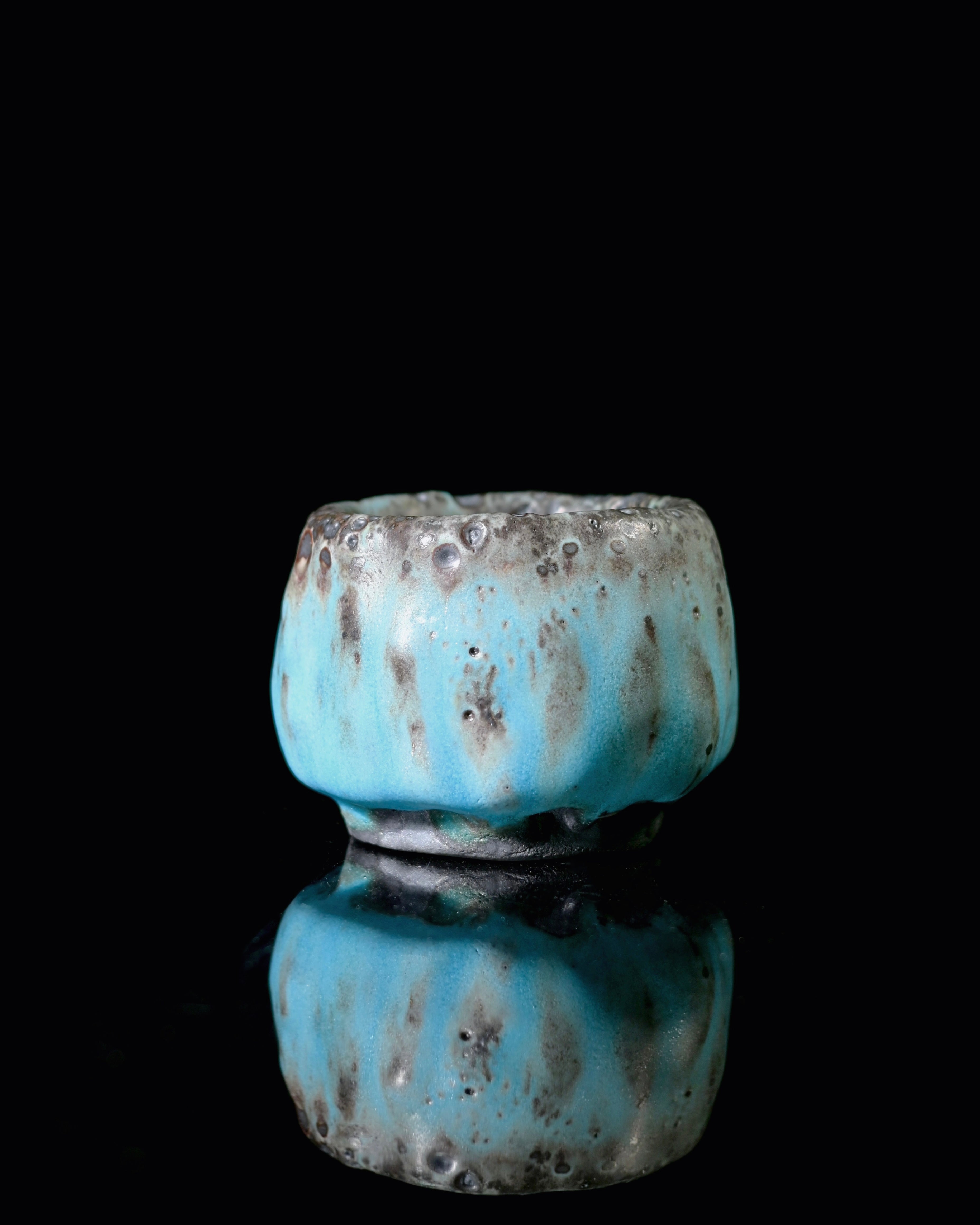 Kungfuyang Unique Piece Wabi-Sabi Shino Ware Kiln-Transformation Tea Set 120ml, detail 1