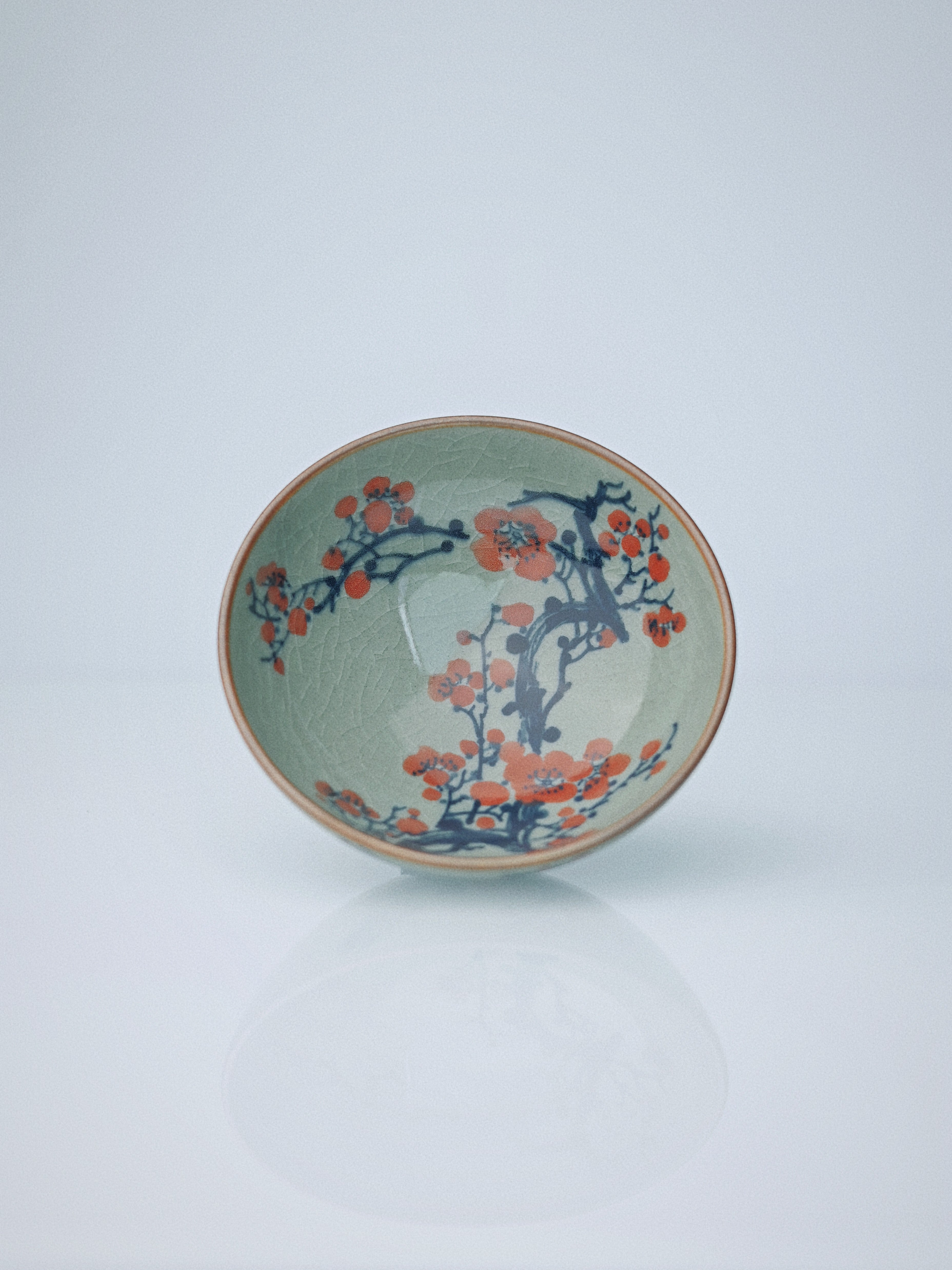 under glaze hand painted plum blossom cup – Jingdezhen Hand-Painted Plum Blossom Underglaze Pu-erh Teacup by Kungfuyang