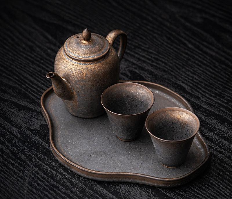 68a20671 660f 4a6e bb0a 1fd8c2267fb1 – Gilded Rust Glaze Wabi-sabi Style Ceramic Tea Set by Kungfuyang