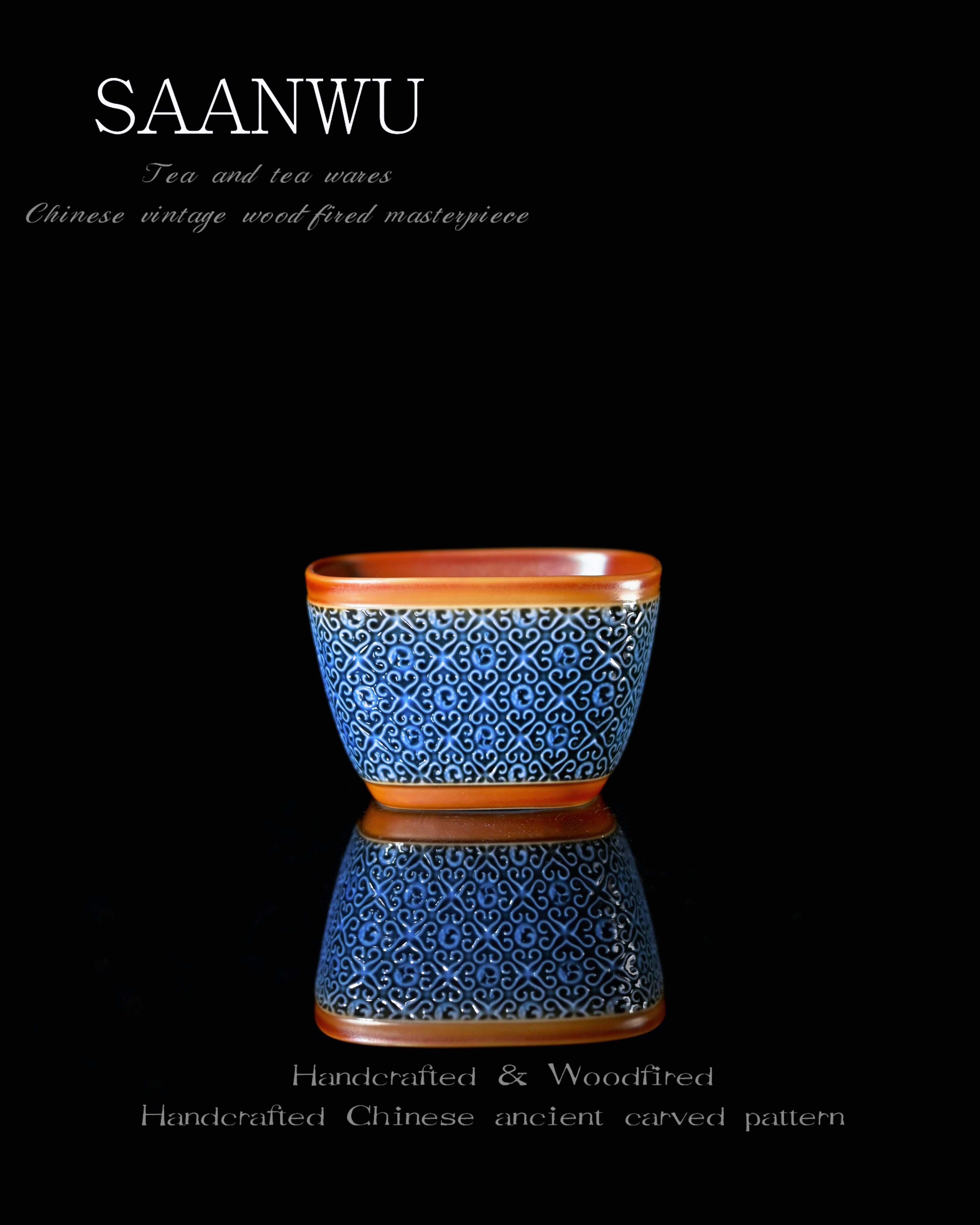 Porcelain clay cup fired in wood kiln achieving refined smooth texture by Kungfuyang