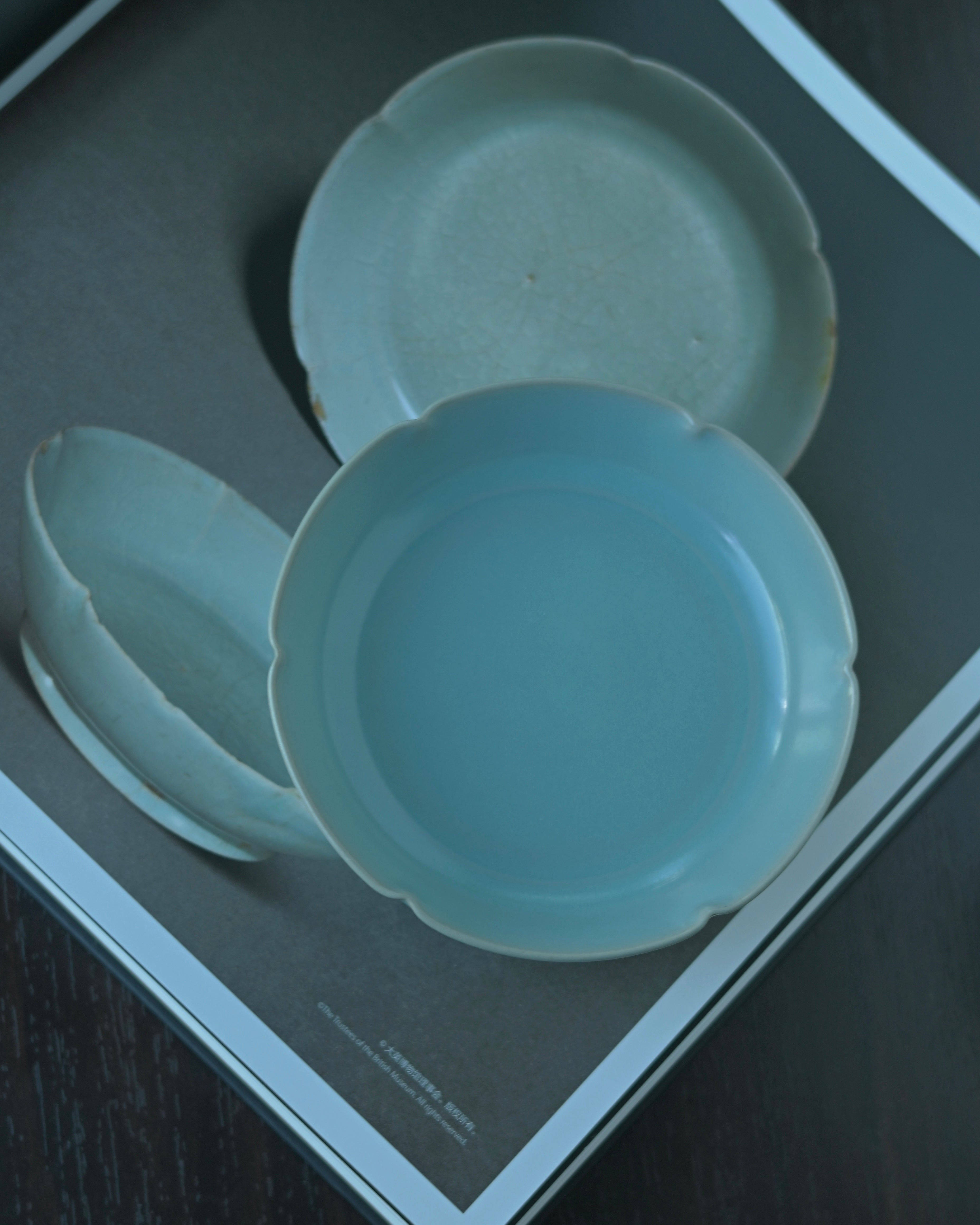 Using the brush washer as a teapot drip tray in traditional Chinese tea ceremony setting by Kungfuyang