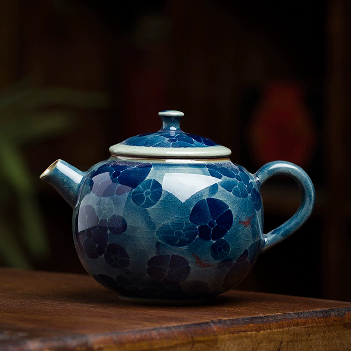 Artisan-crafted 170ml teapot from Jingdezhen for traditional Gongfu tea ceremony rituals. by Kungfuyang