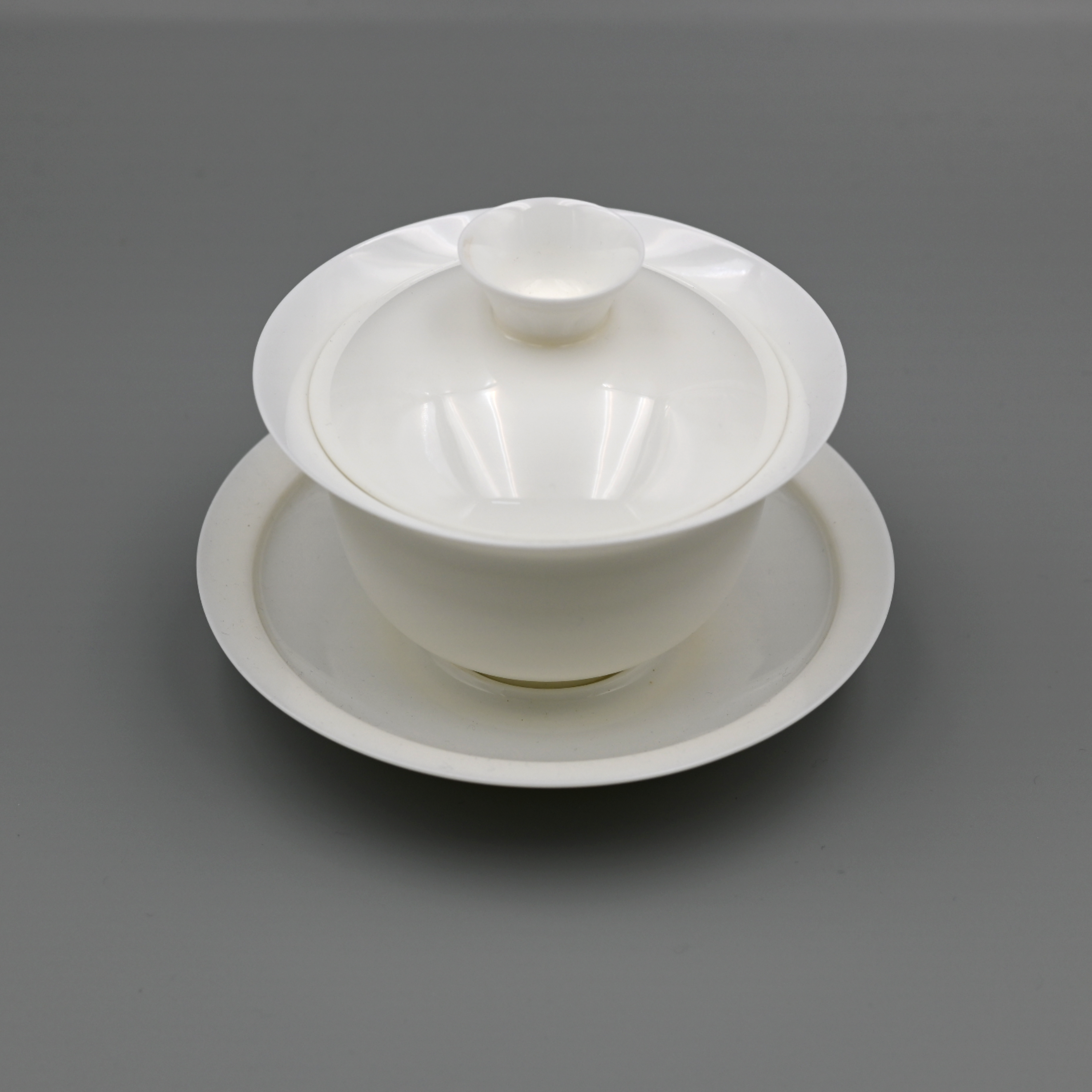 Kungfuyang Dehua white porcelain Gaiwan (tea bowl), product view 3