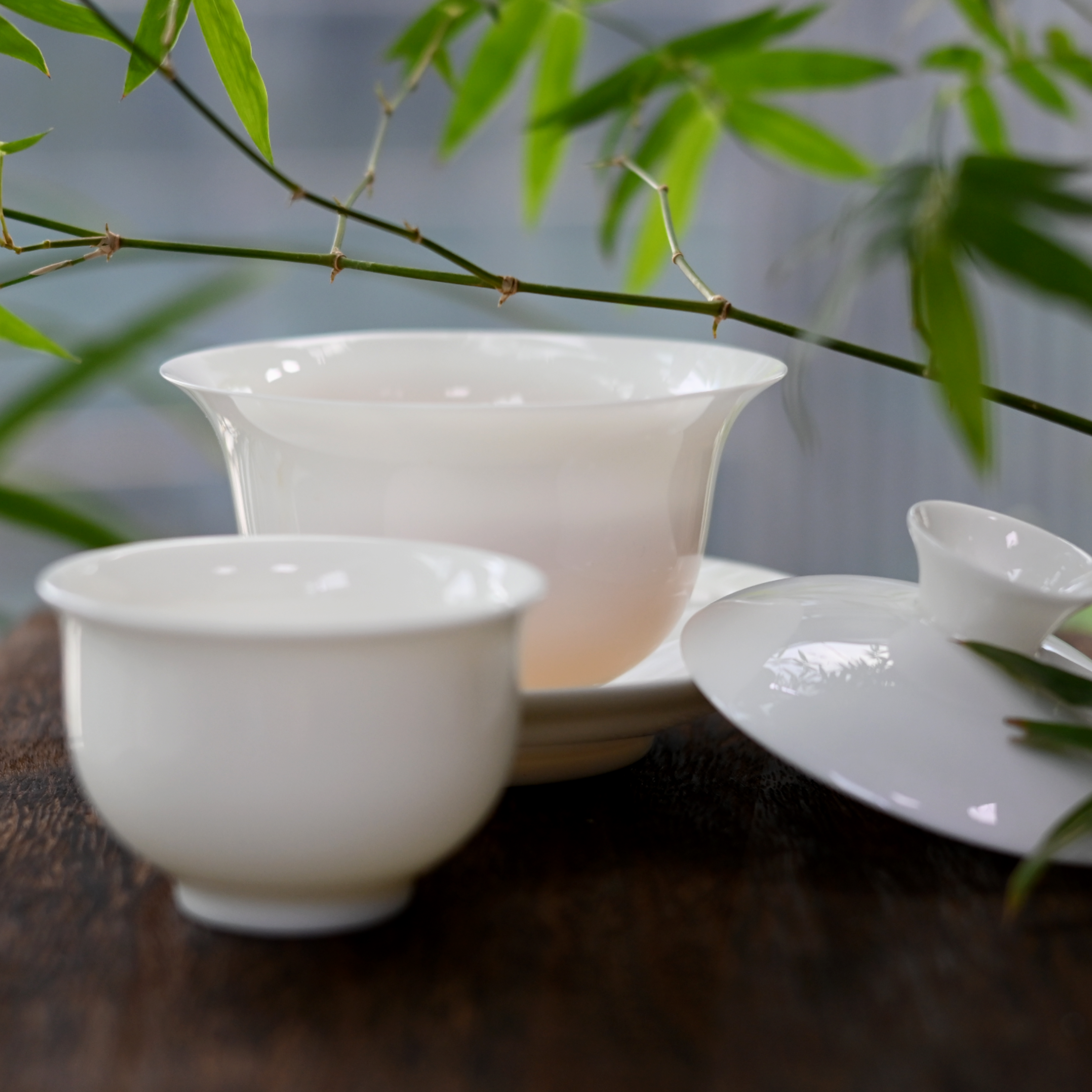 Kungfuyang Dehua white porcelain Gaiwan (tea bowl), product view 7