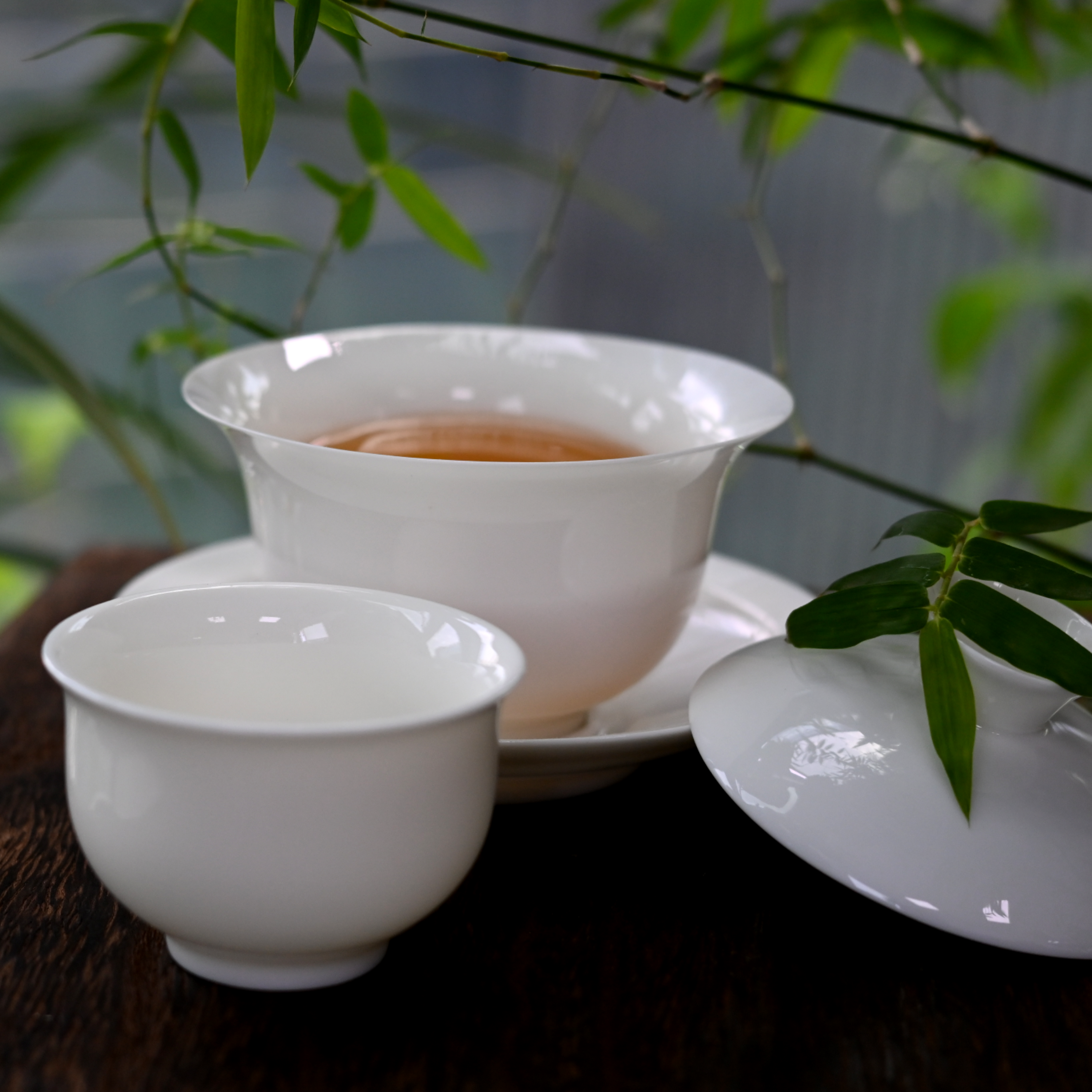 Kungfuyang Dehua white porcelain Gaiwan (tea bowl), product view 8