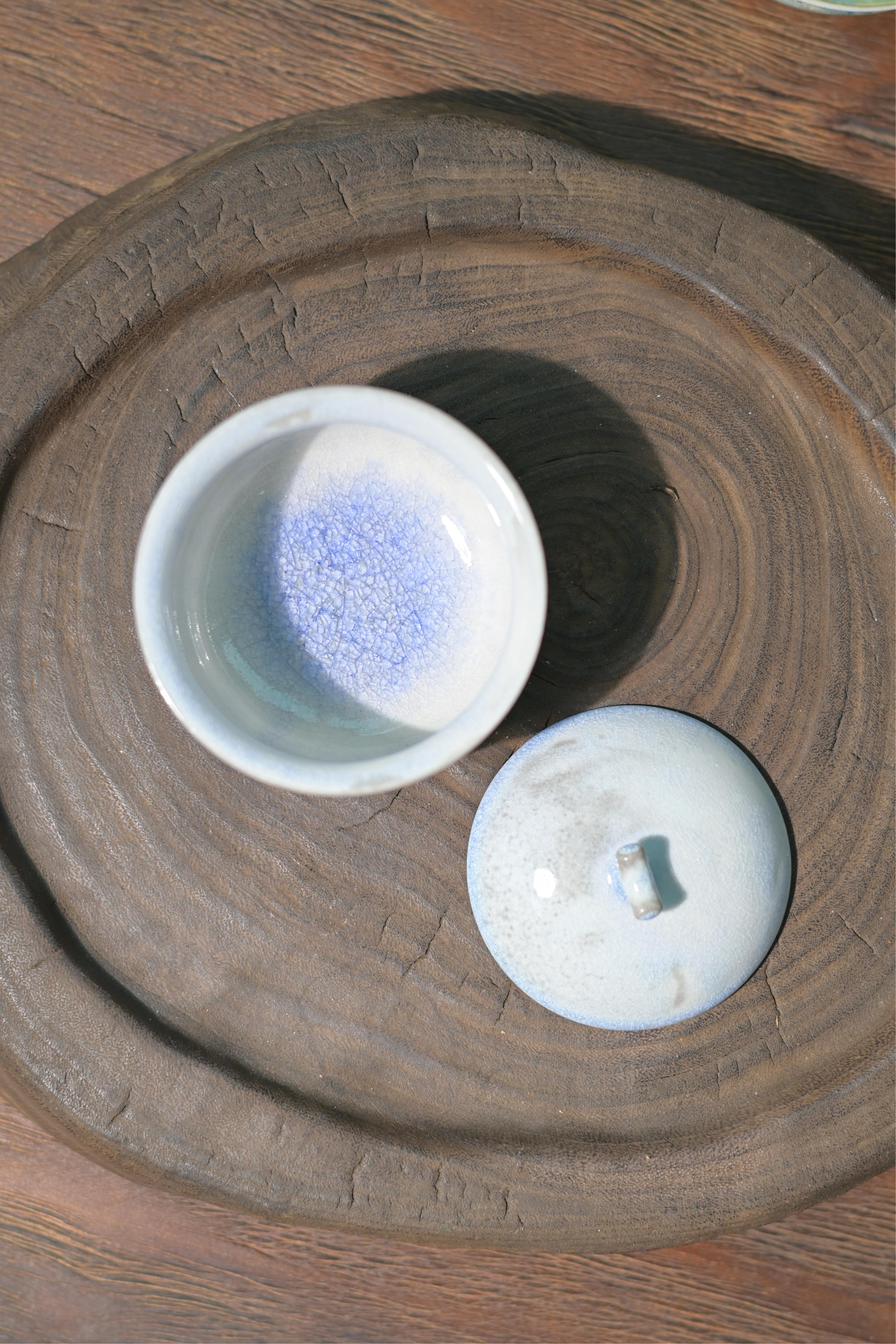 Kungfuyang Unique Piece Jingdezhen Wood-Fired Soda Glaze Gaiwan 100ml, product view 8
