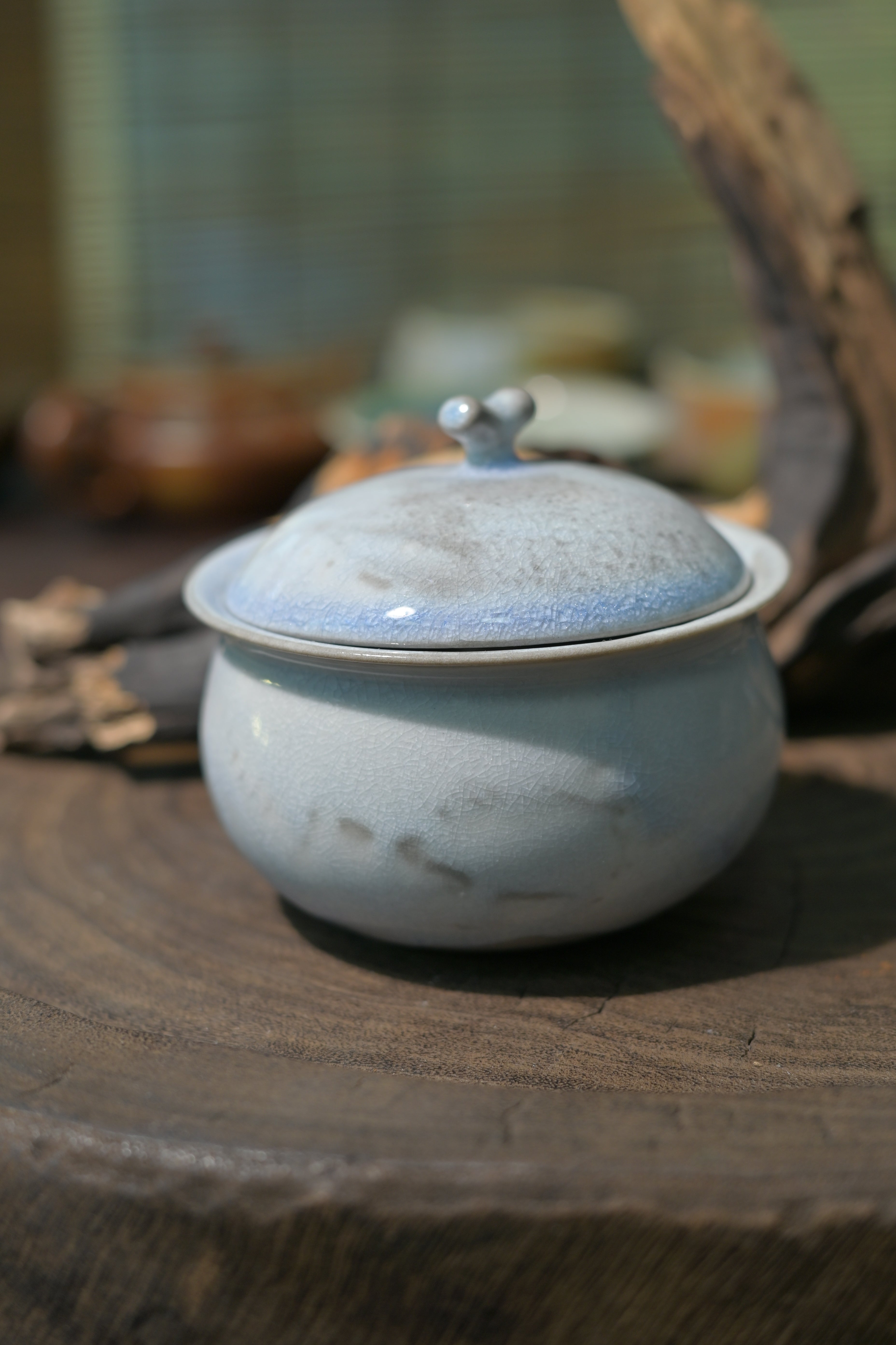 Kungfuyang Unique Piece Jingdezhen Wood-Fired Soda Glaze Gaiwan 100ml, product view 13