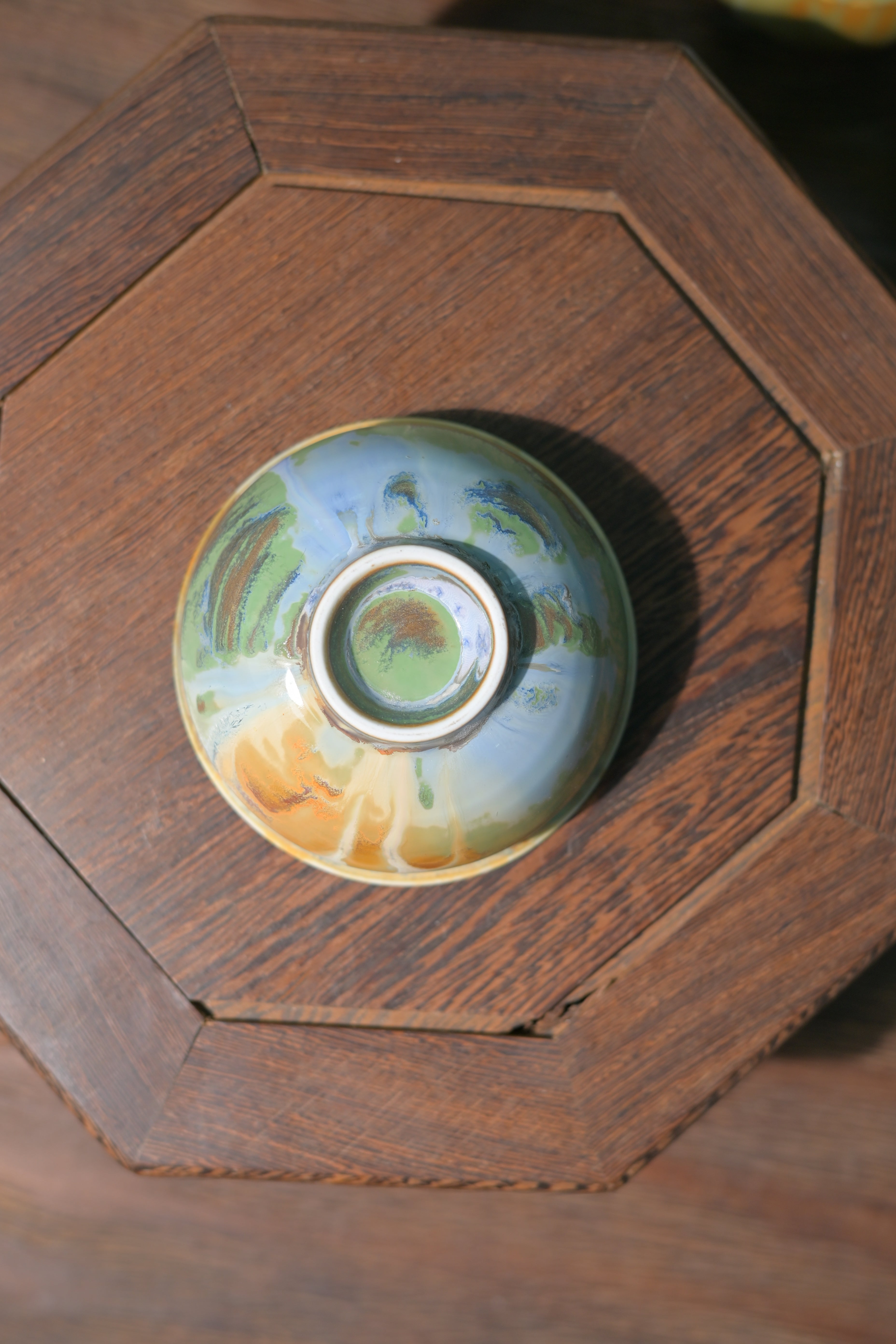 Kungfuyang Unique Piece Jingdezhen Handmade Underglaze Colored Teacup, product view 5