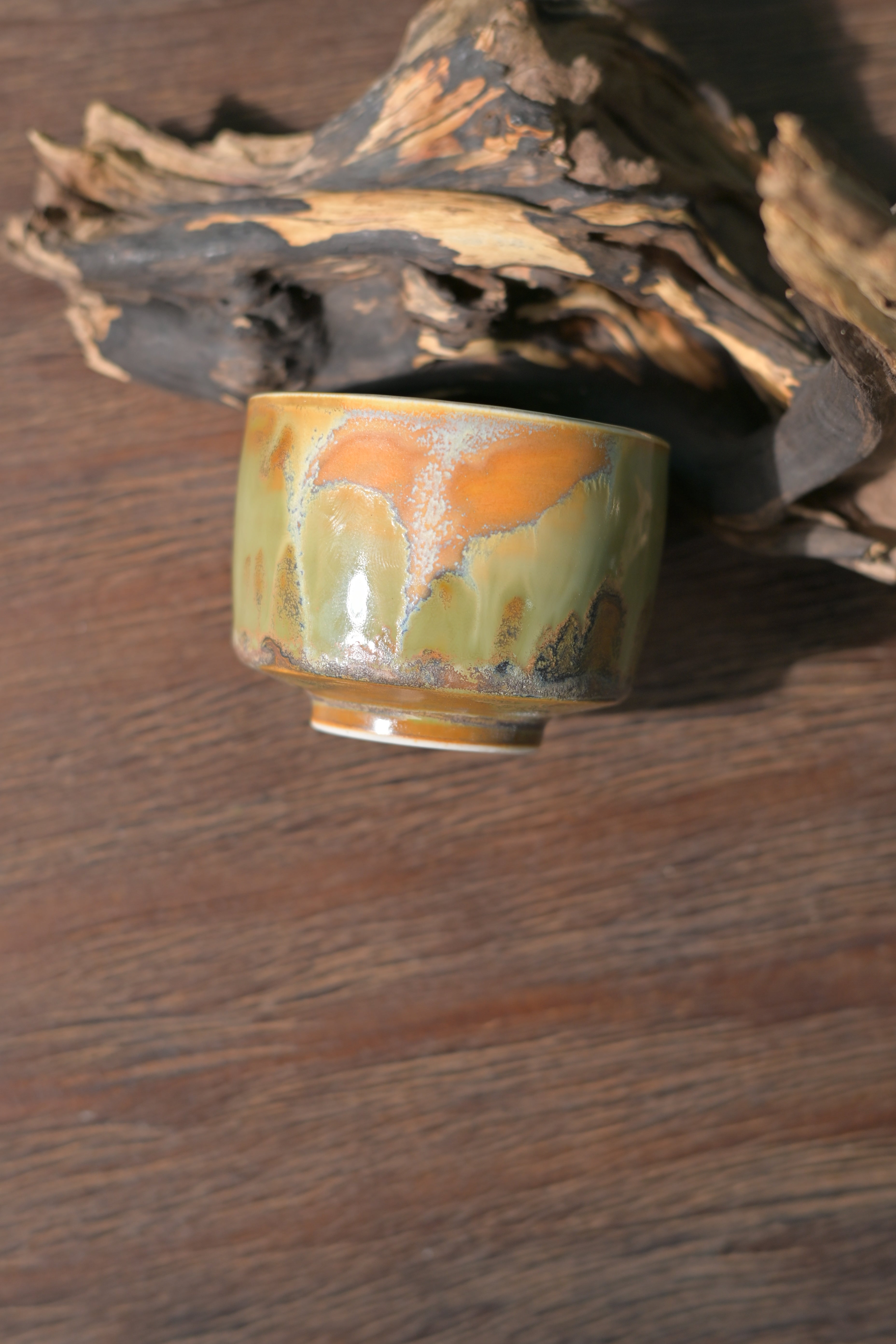 Kungfuyang Unique Piece Jingdezhen Handmade Underglaze Colored Teacup, product view 13