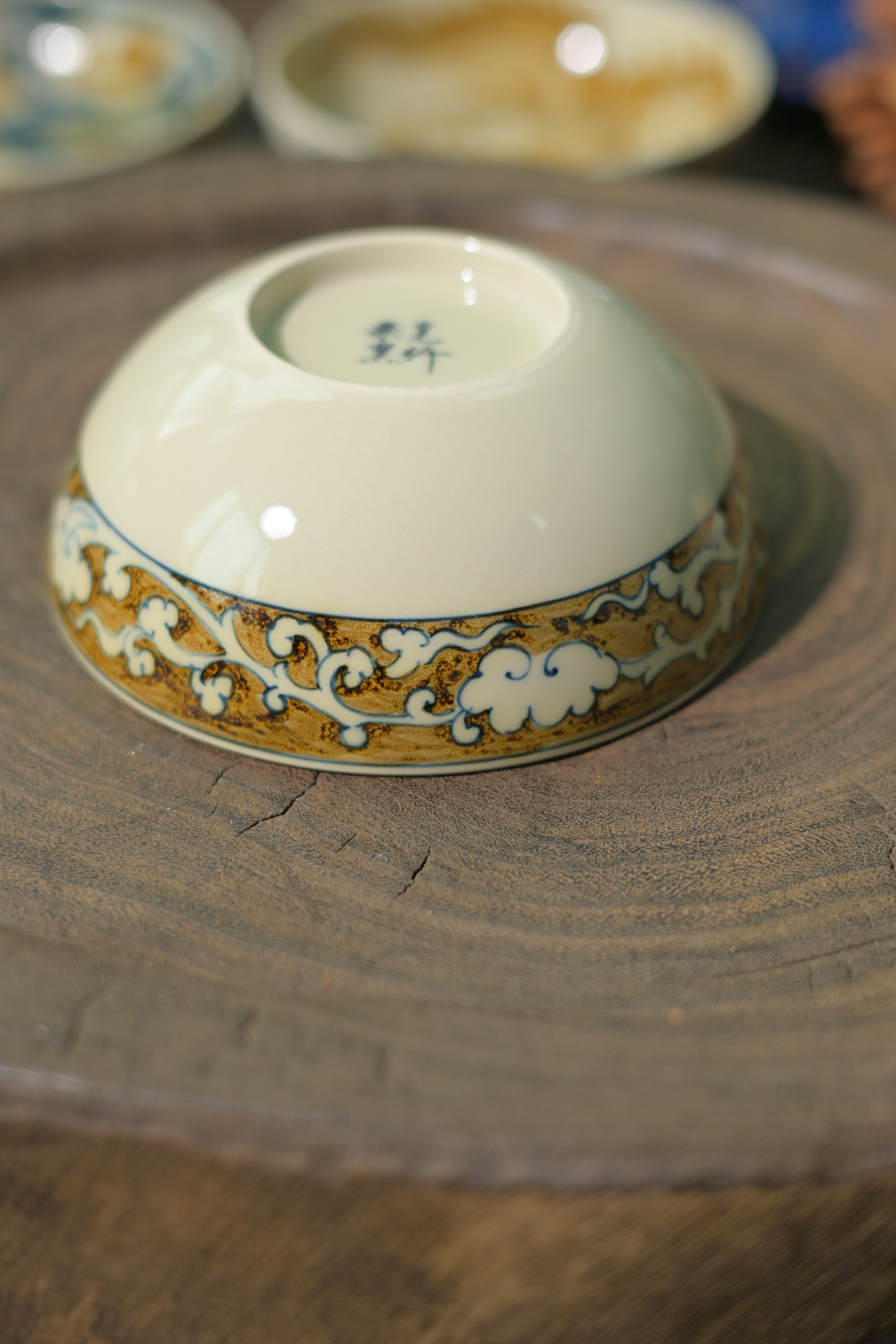Kungfuyang Jingdezhen Hand-Painted Underglaze Gold Phoenix Pu'er Teacup, product view 8