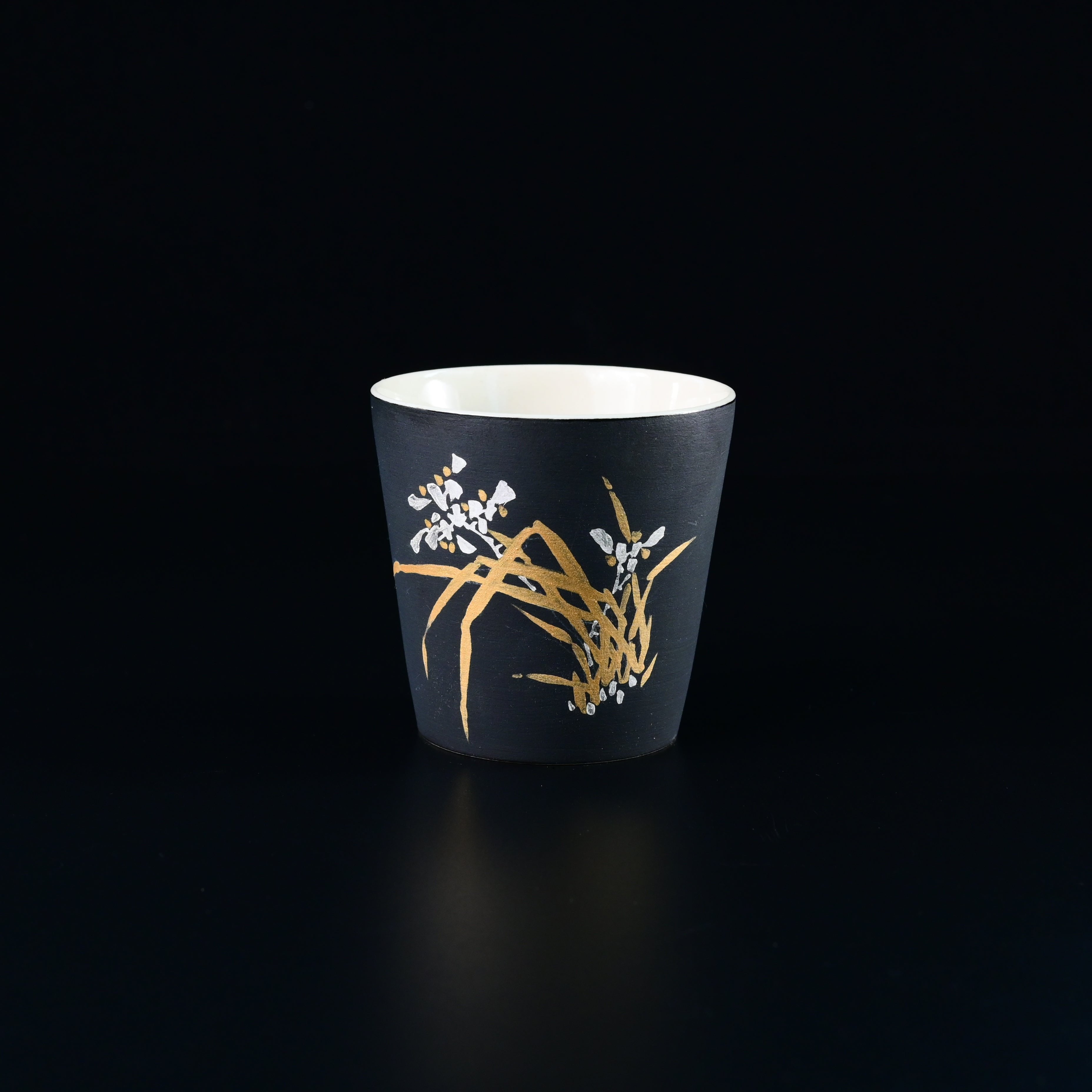 Kungfuyang "Four Gentlemen" Plants Patterns Matt Glaze Non-Reflective, product view 5