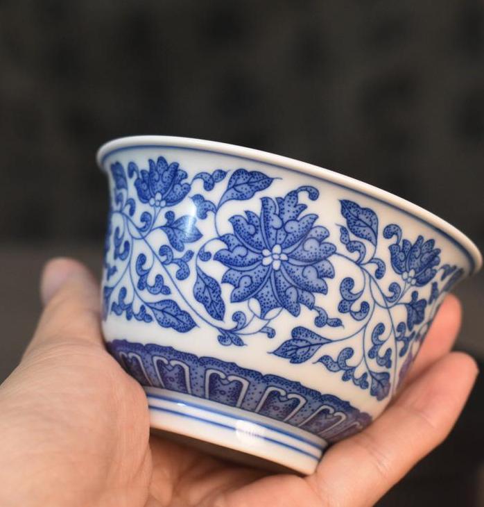 GPduKZdq m d52251e8d88f6df4f80e7c8c961e900 – Jingdezhen Blue and White Lotus Scrolling Pattern Tea Set by Kungfuyang