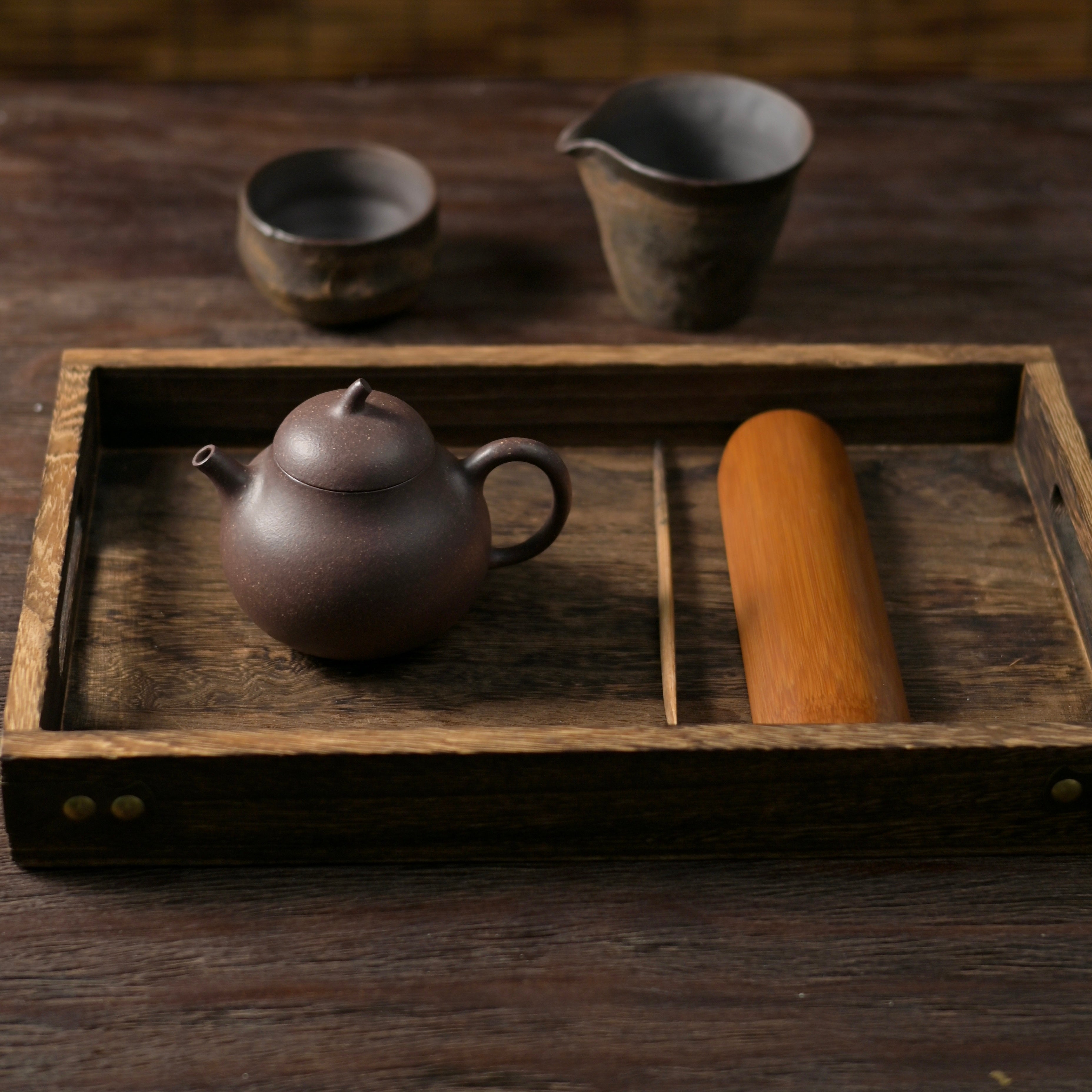 Vintage Teapot – Yixing Purple Clay eggplant Shape Teapot Zisha Pot by Kungfuyang