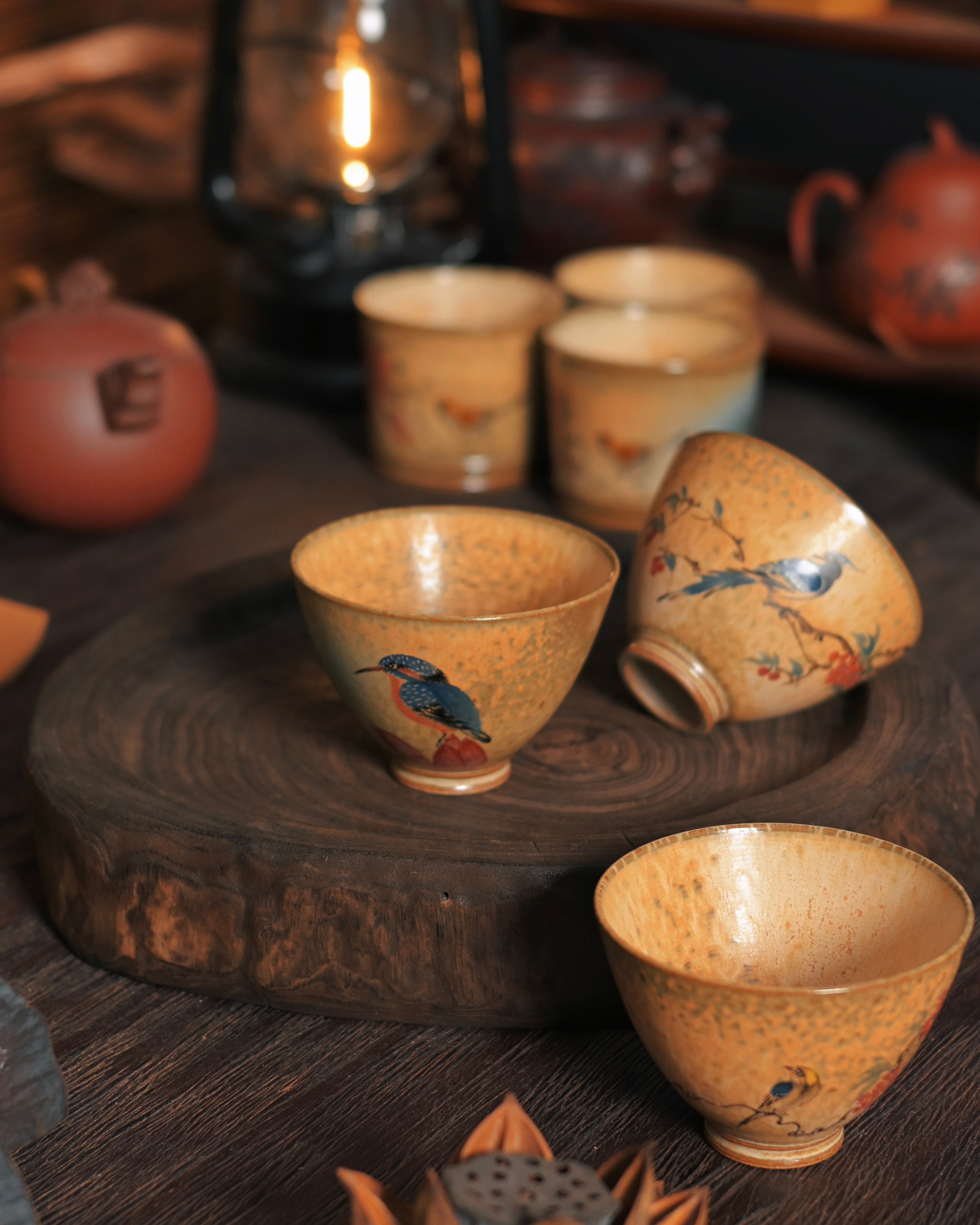 Poetic tea ceremony chawan combining functional design with artistic expression by Kungfuyang
