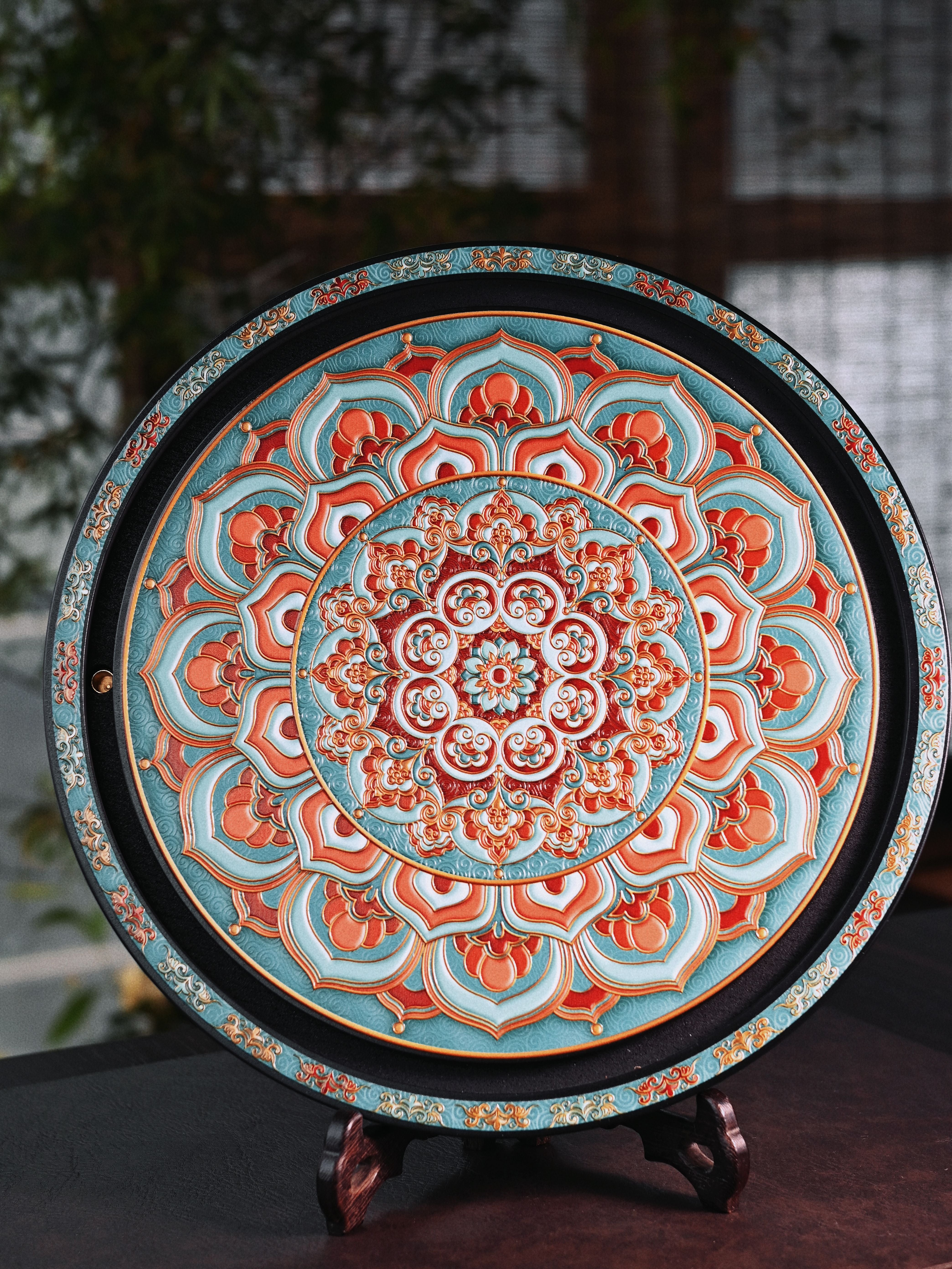 activated bamboo corbonized tea tray – Dunhuang Revival Tea Tray – Ionizing Artisan Edition by Kungfuyang