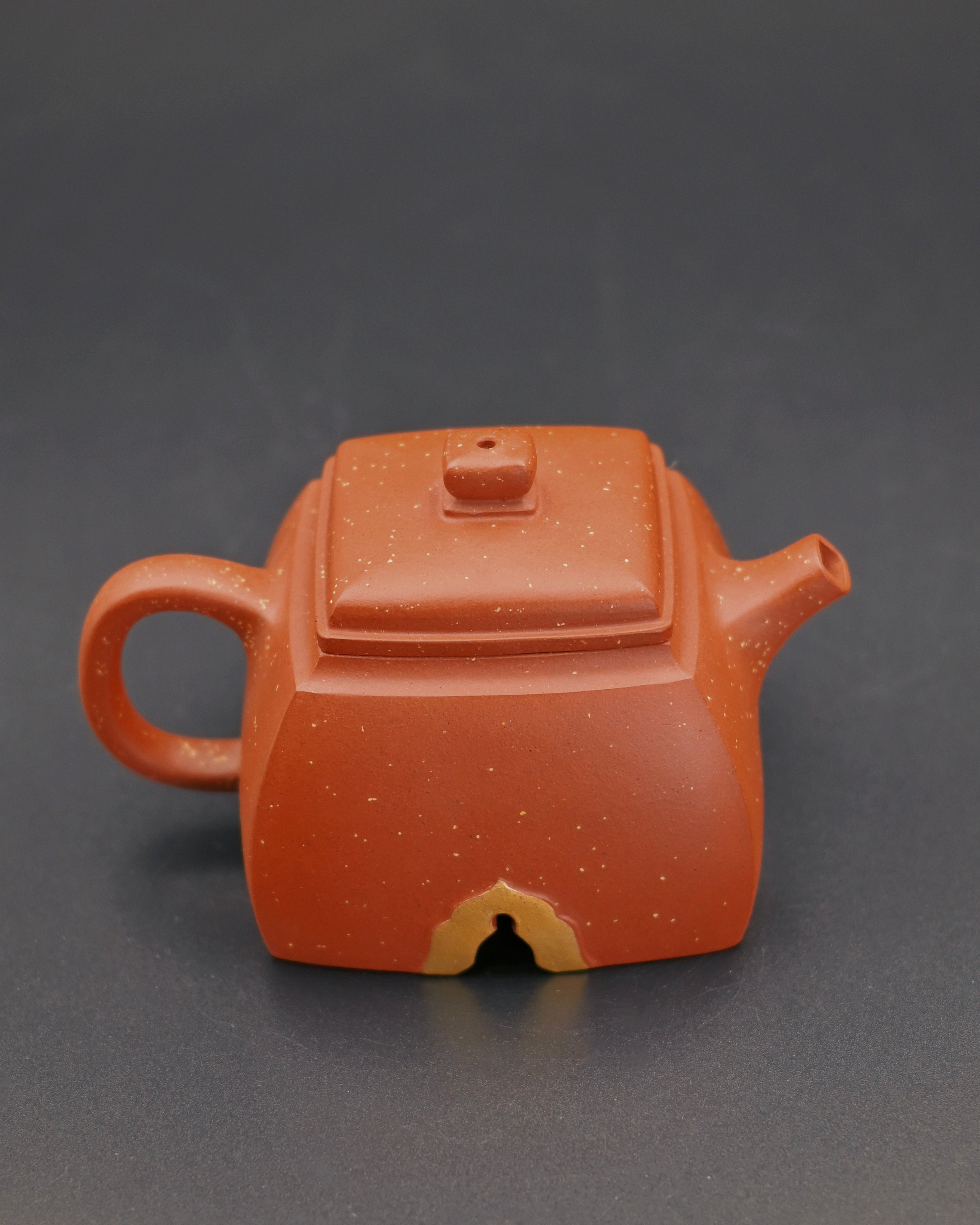 artisan signed yixing teapot – Handcrafted Yixing Teapot Hong Pi Long Clay – Carved Buddha by Kungfuyang