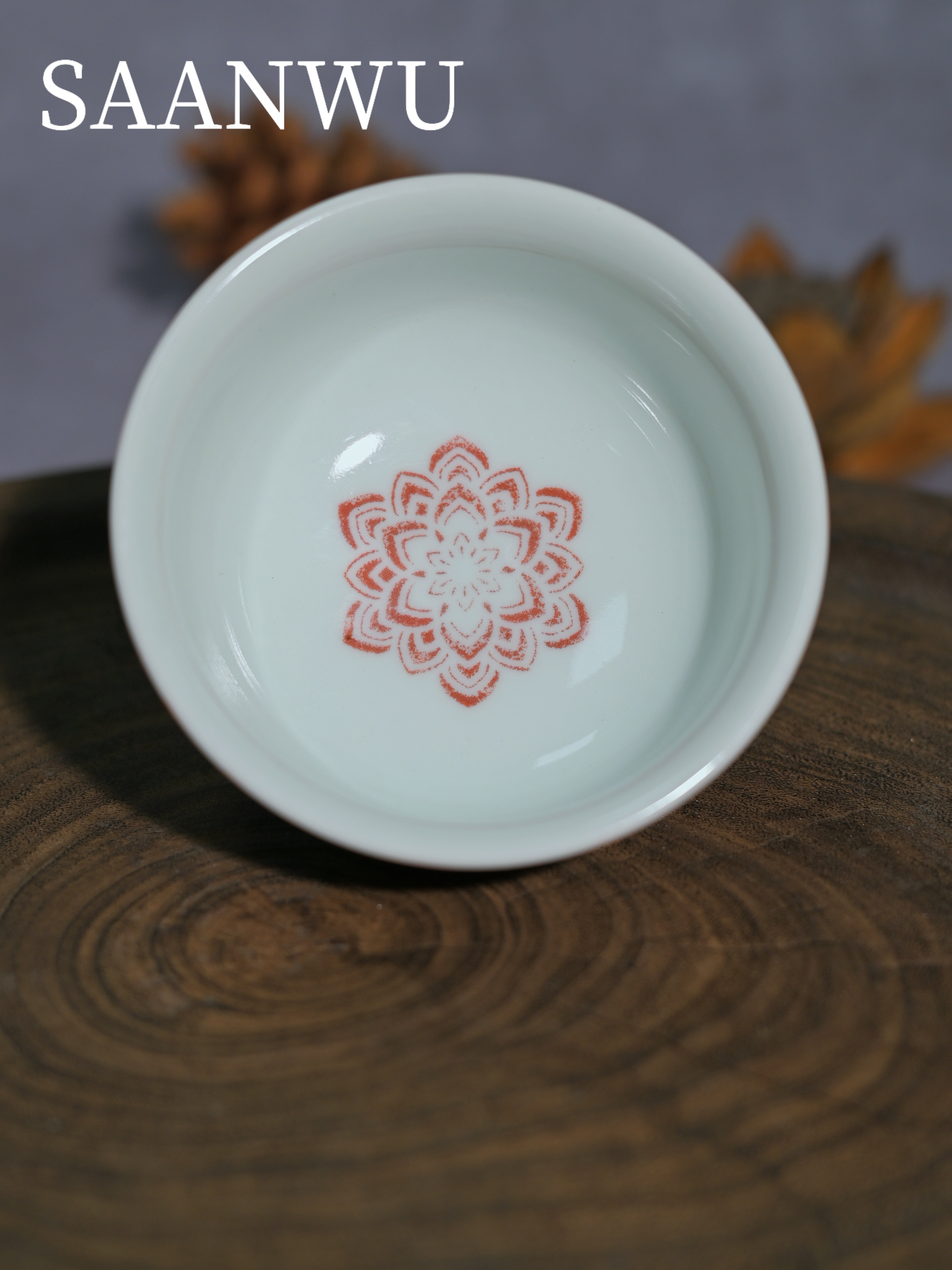 Kungfuyang Unique Piece Jingdezhen Hand-Painted Underglaze Teacup 80ml, product view 7