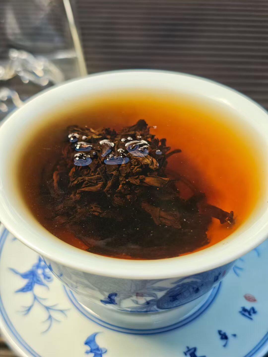 bingdao ancient tree dragon pearl ripe pu – 2012 Bingdao Ancient Tree Dragon Pearl Ripe Pu-erh Tea by Kungfuyang, view 5-2