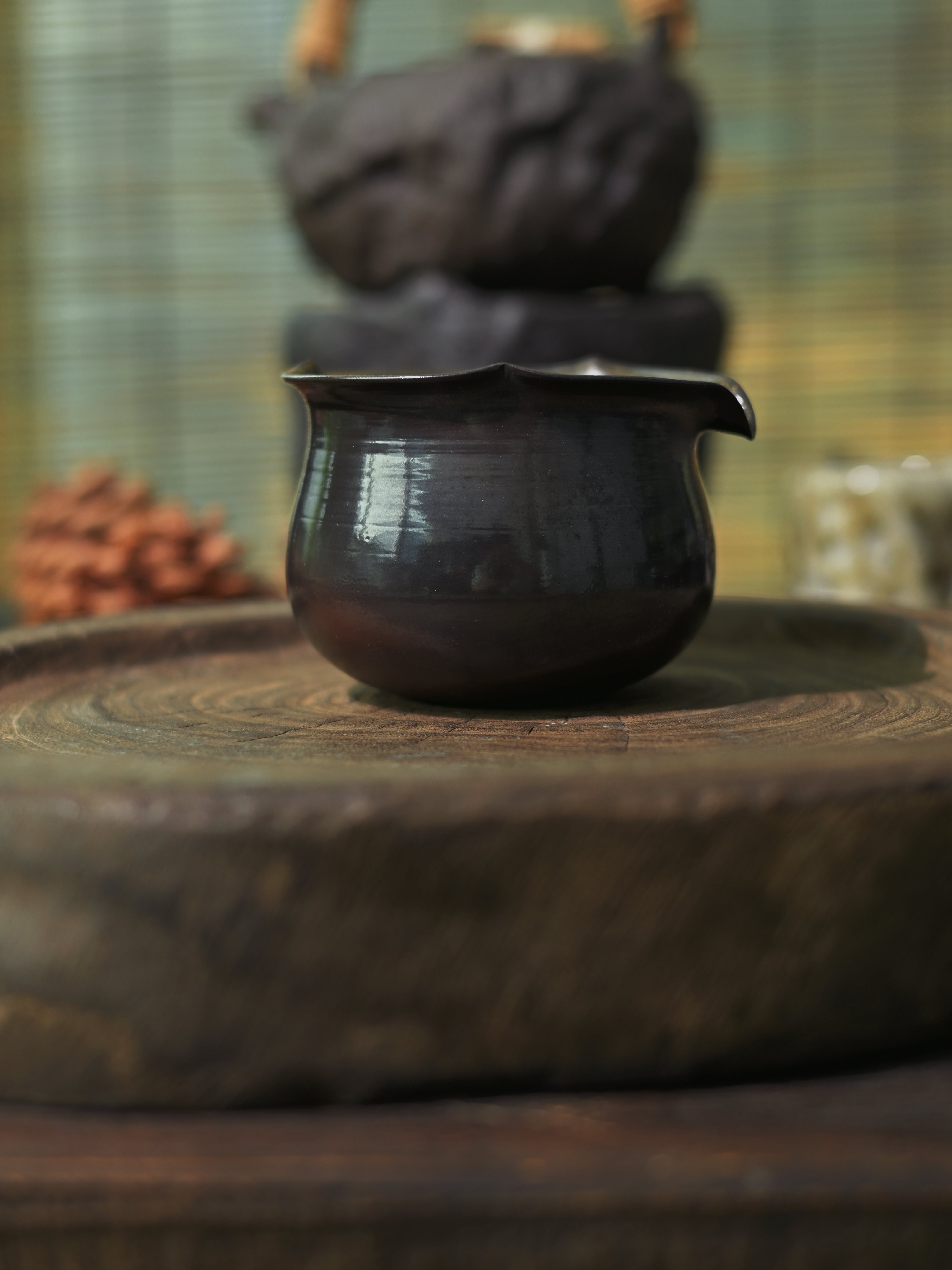 black gold mud fairness cup 200ml – Unique Piece Wood-Fired Artisan Black Gold Mud Fairness Cup by Kungfuyang