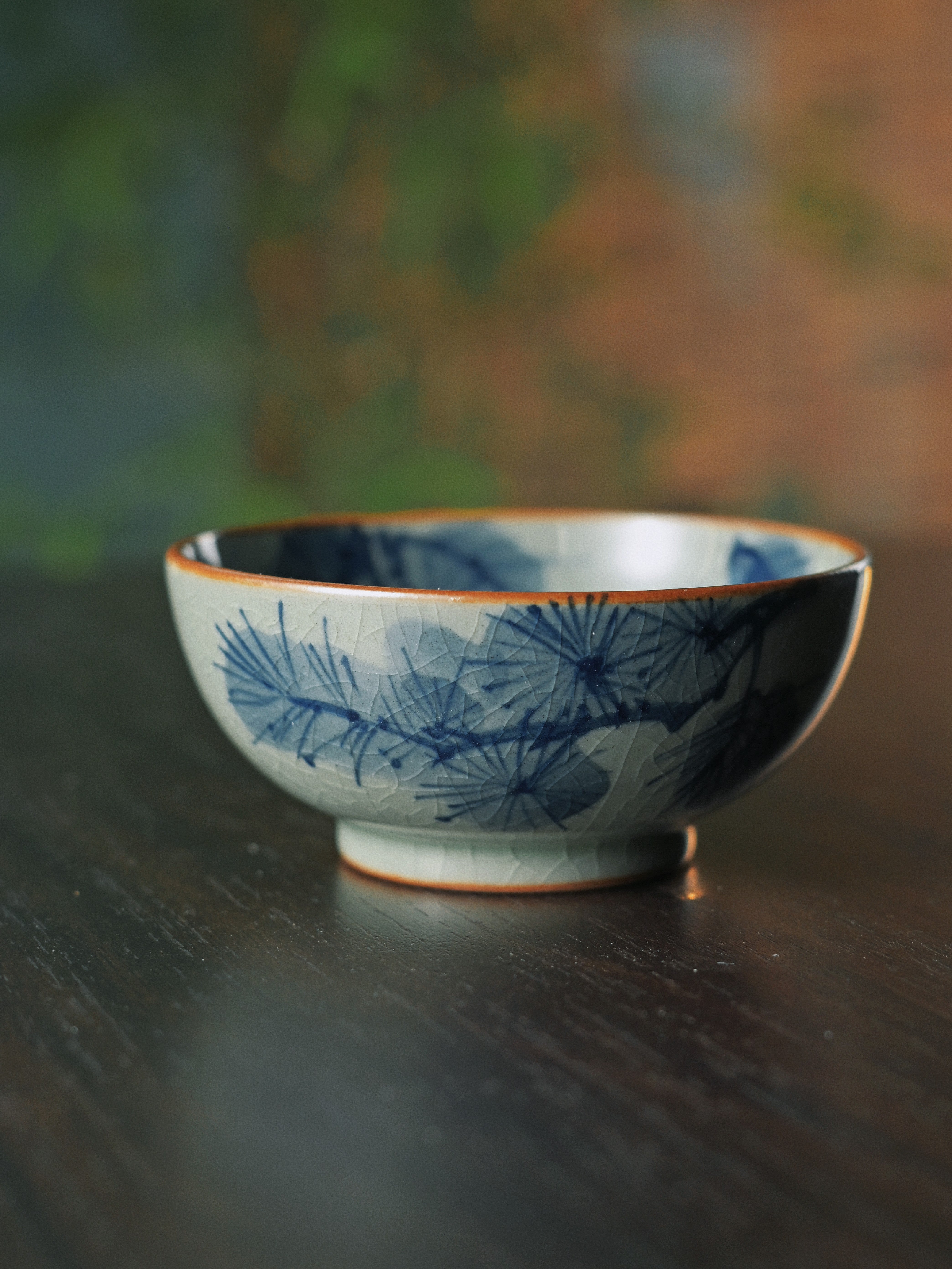 blue and white underglaze hand painted – Jingdezhen Hand-Painted Underglaze Pine and Crane Pu-erh by Kungfuyang