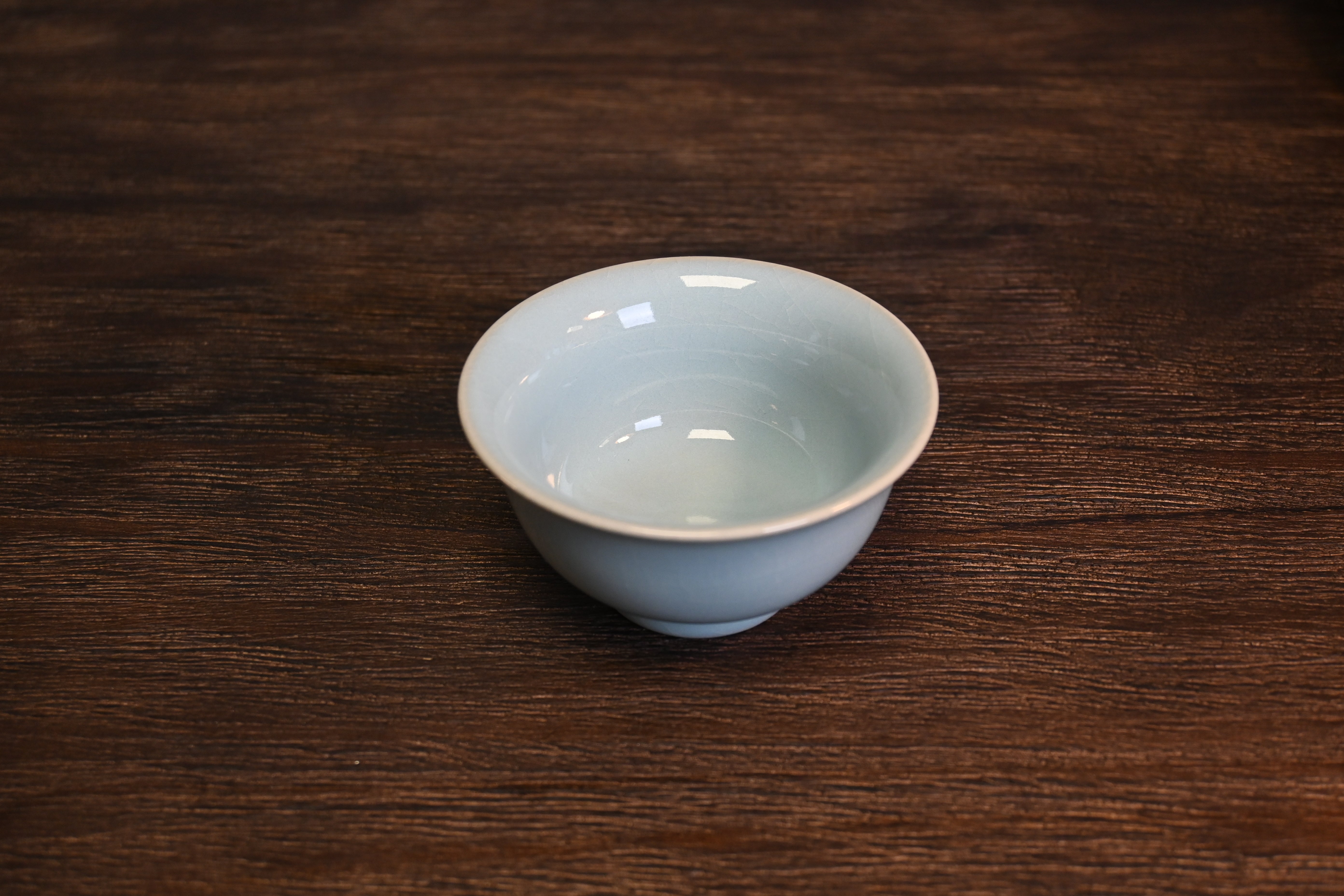 celadon glaze ru porcelain teacup – Handcrafted Ru Kiln High-end Teacup Sky-blue by Kungfuyang