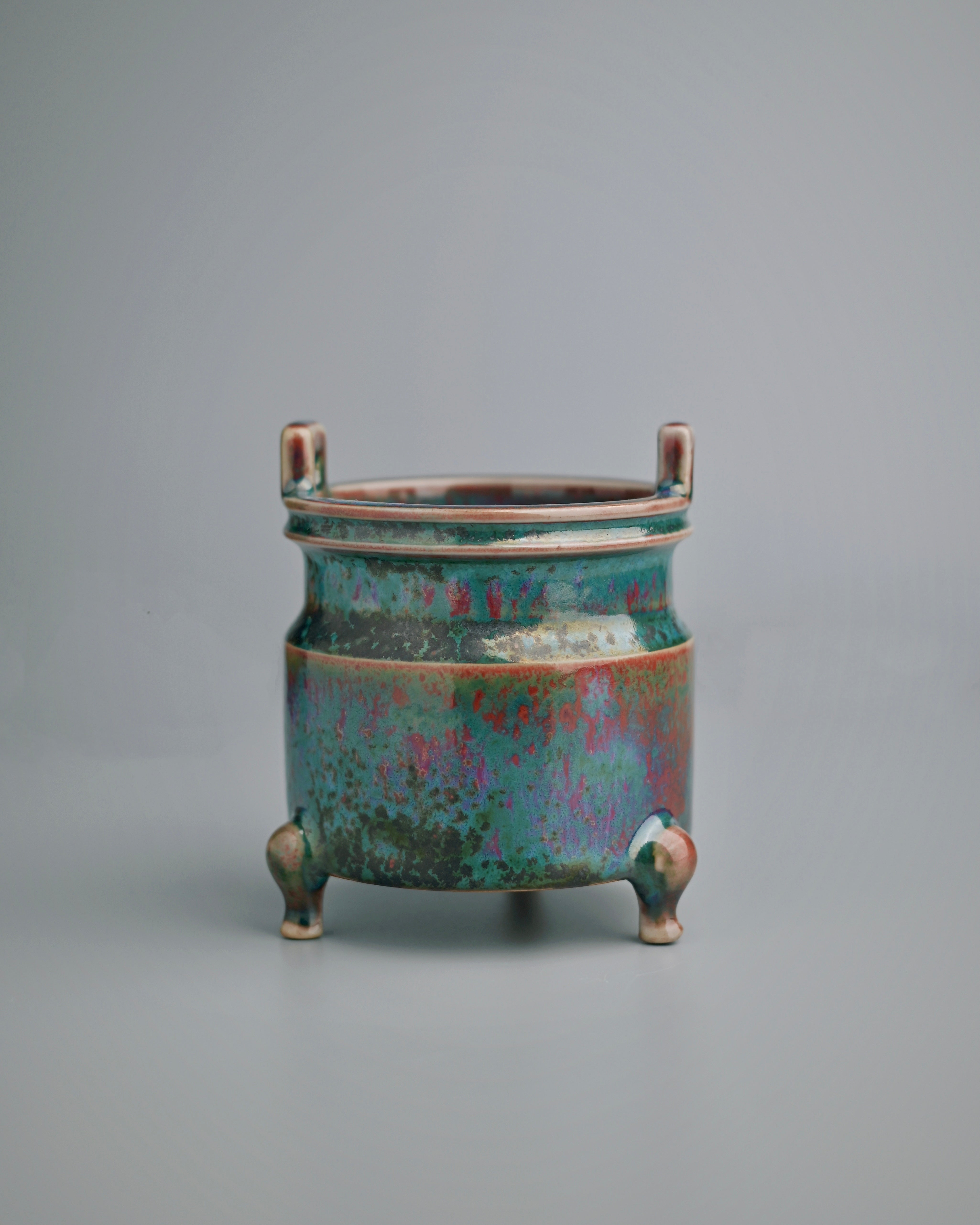ceramic burner for incensestick – Jun Ware Tri-Pod Incense Burner by Kungfuyang