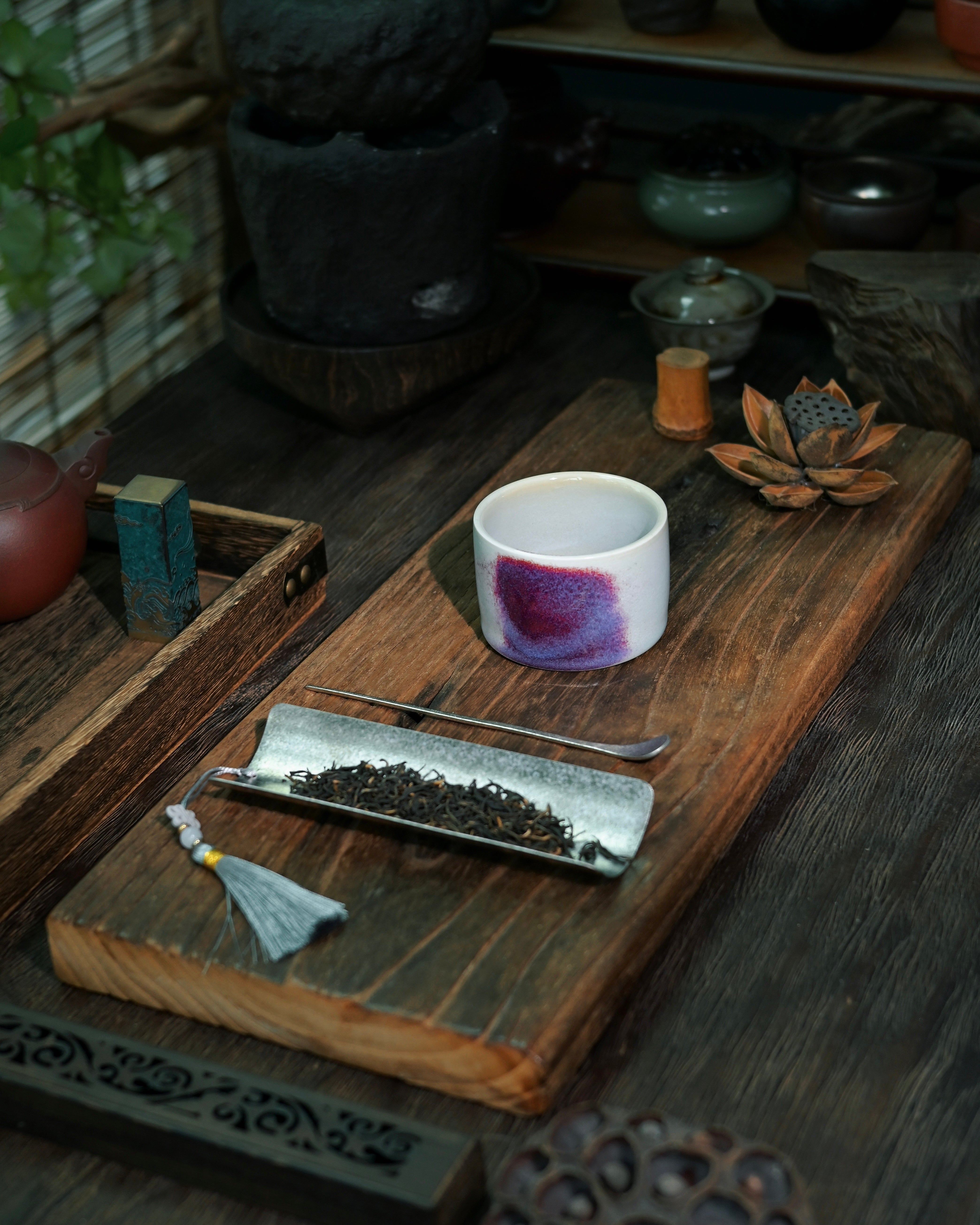 chinese ceramic yashou teacup – Jun Ware Large-Capacity Thumb-Ring Cup 110ml by Kungfuyang