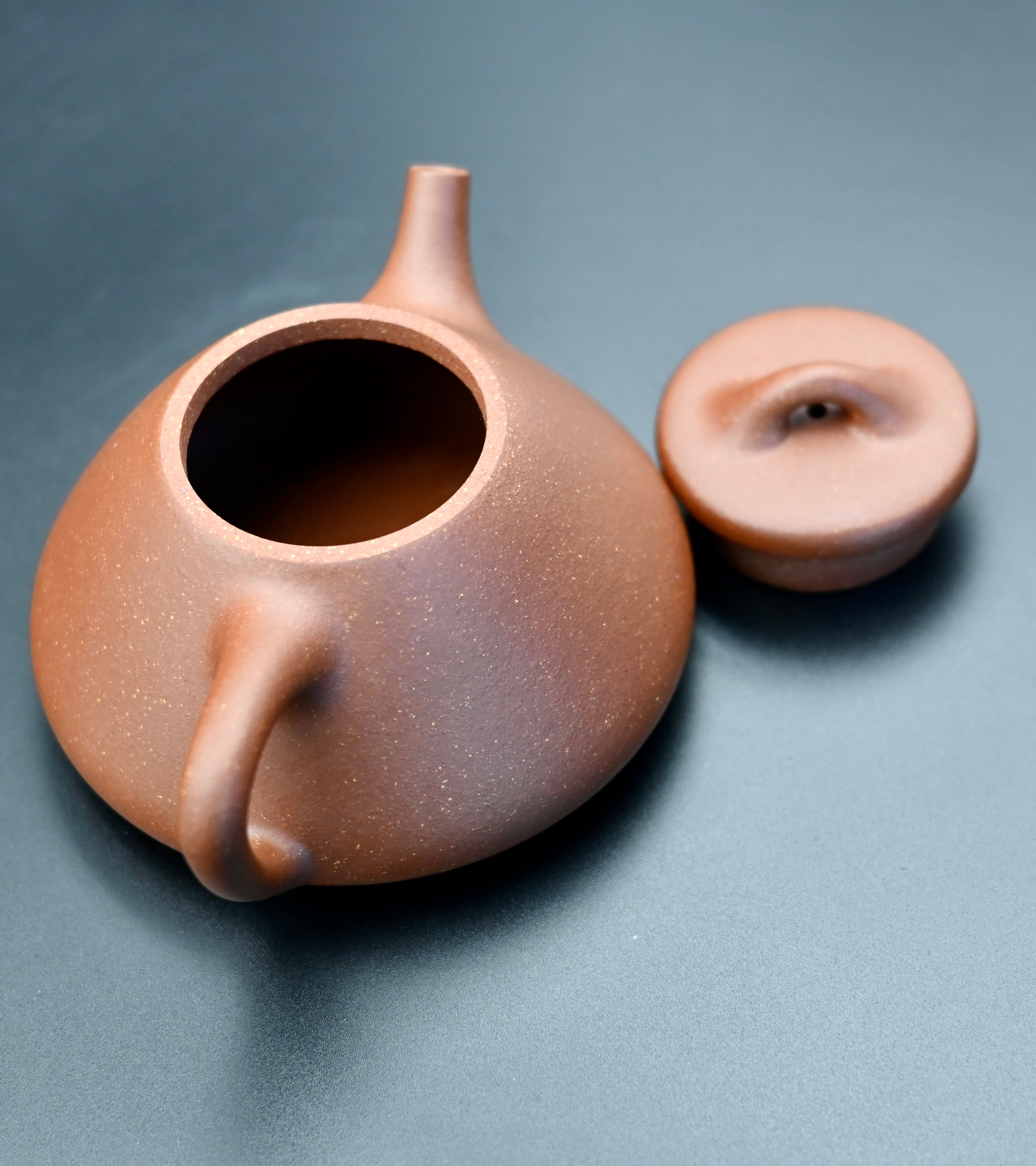 chinese handmade teapot – Yixing Purple Clay Teapot Zhuni Duan Half-Handmade Shipiao by Kungfuyang