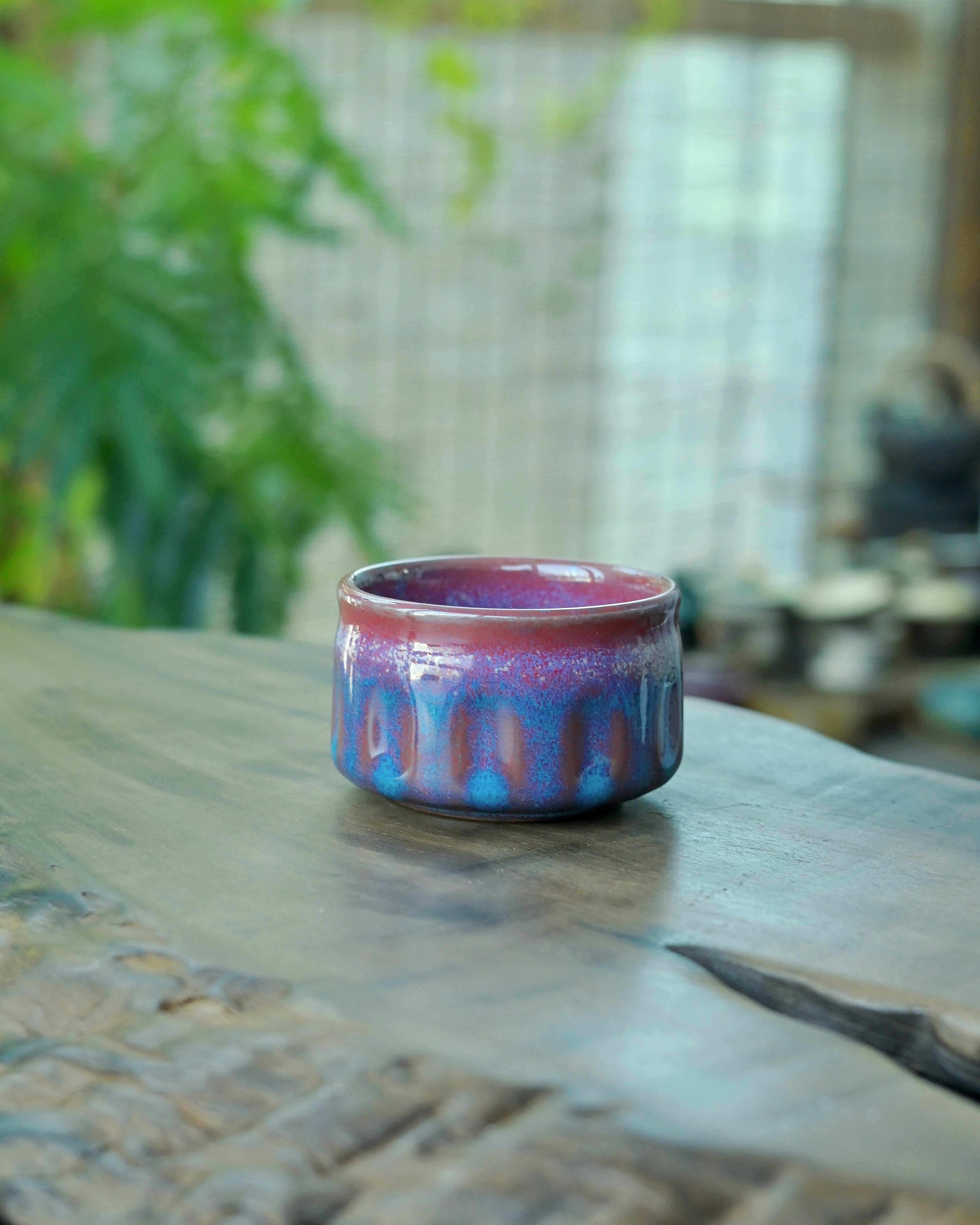 chinese jun kiln ceramic cup – Jun Ware Hand-Pinched Teacup 110ml by Kungfuyang