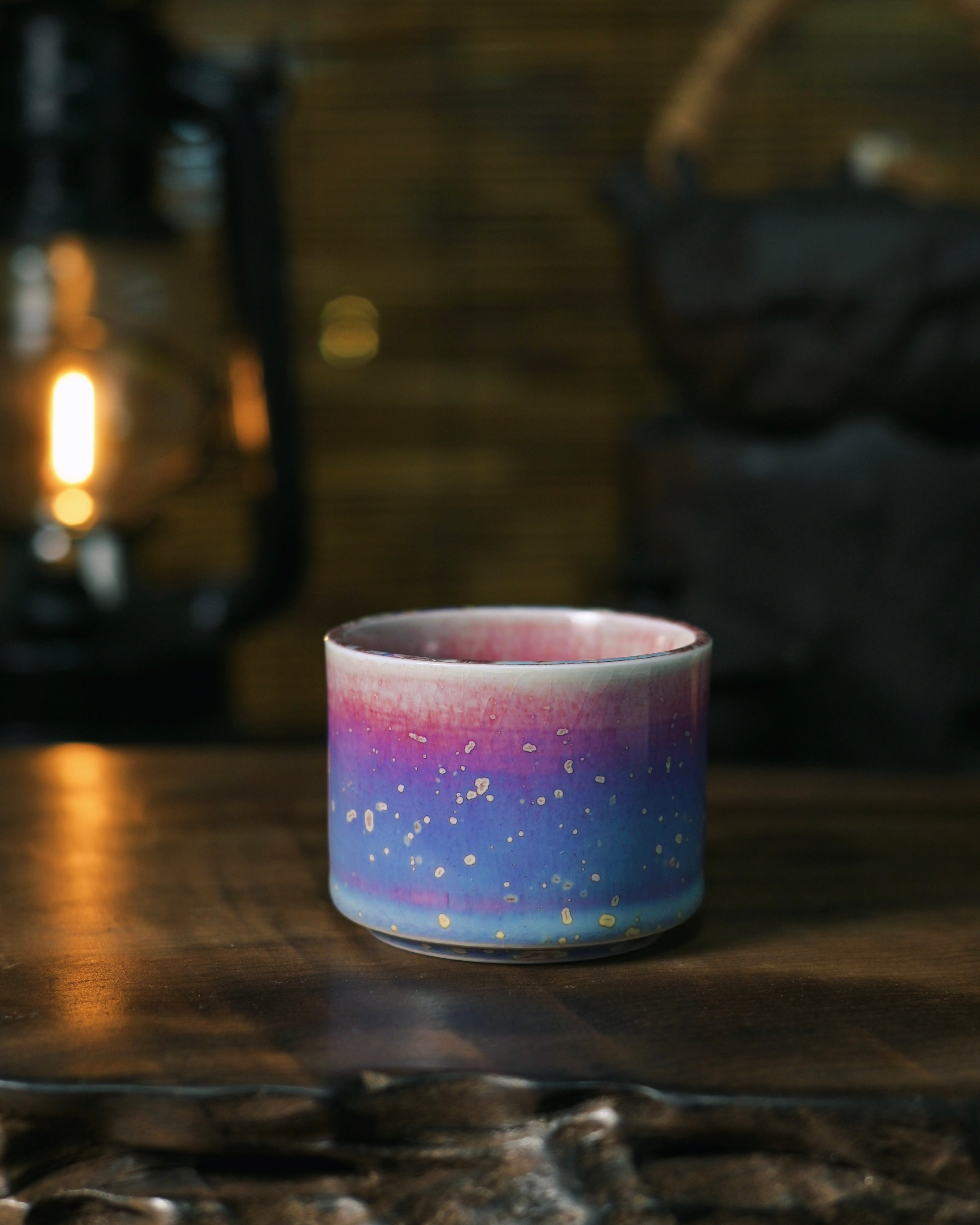 chinese jun kiln fine crackle ceramic – Jun Ware Ring Cup 70ml by Kungfuyang