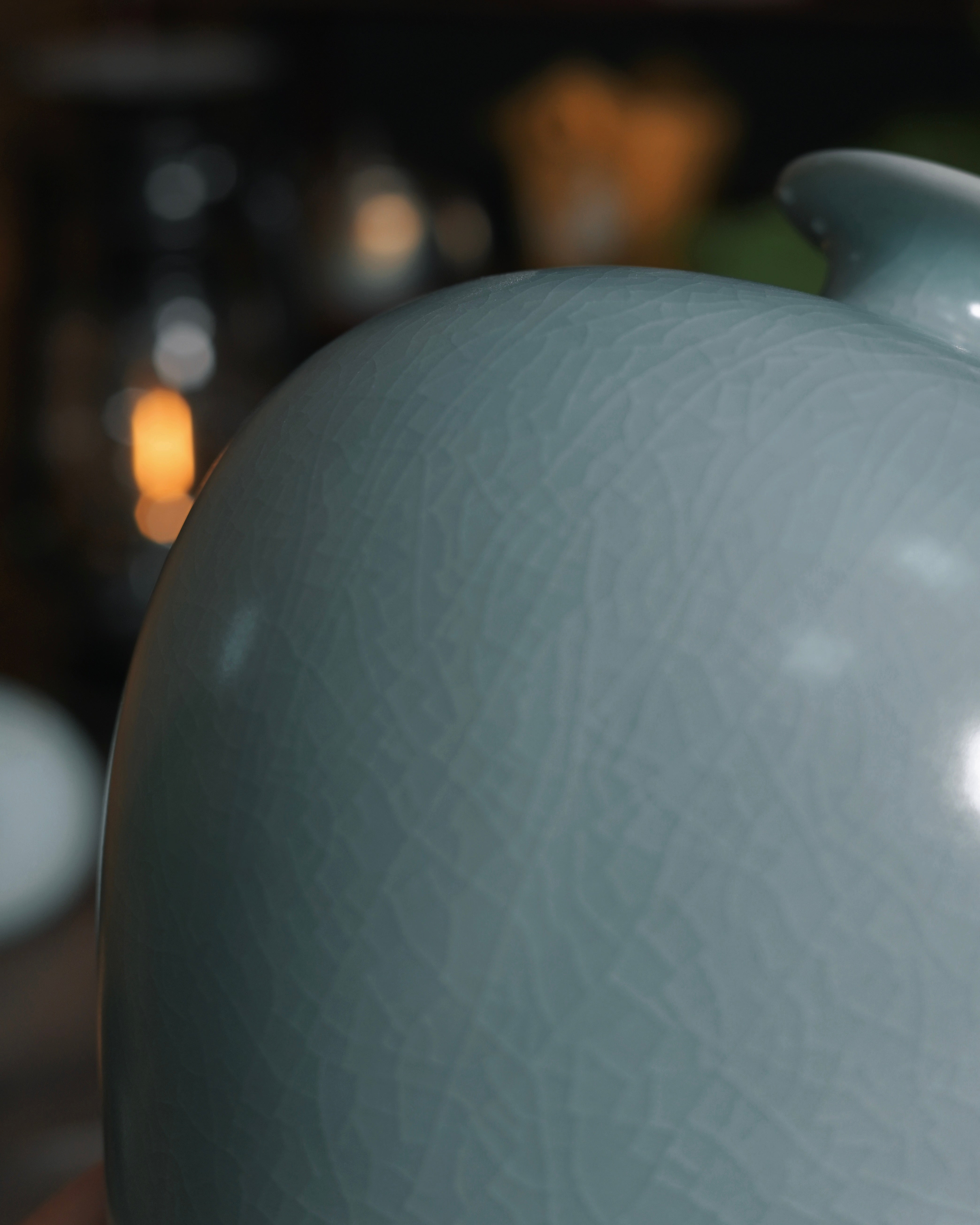 chinese plum vase classic form – Ru Ware Celadon Glaze Plum Vase by Kungfuyang