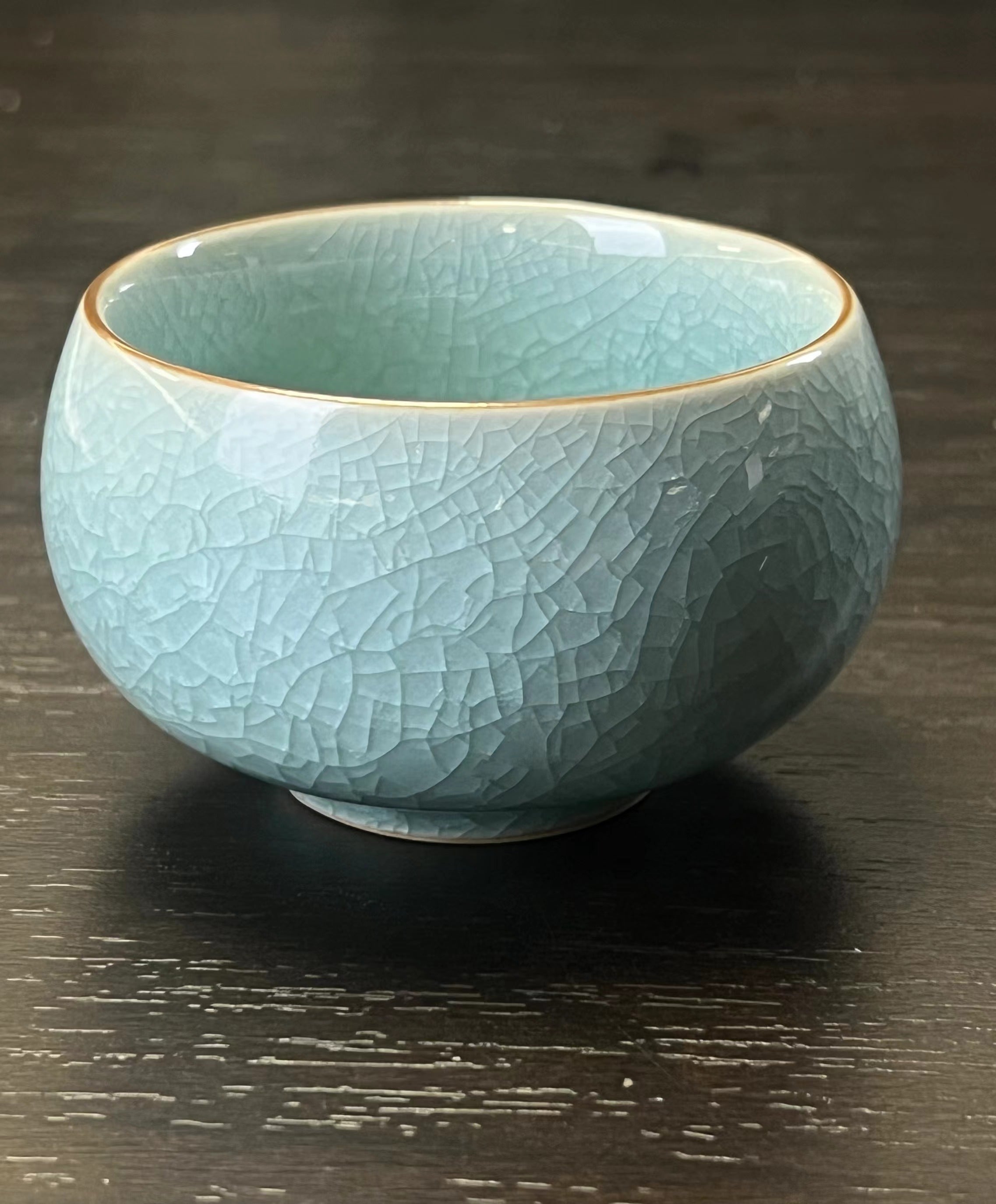 chinese ru kiln porcelain tea ware – Ru Ware Ice-Crackle Teacup Ru Kiln Crackles Arhat Teacup by Kungfuyang