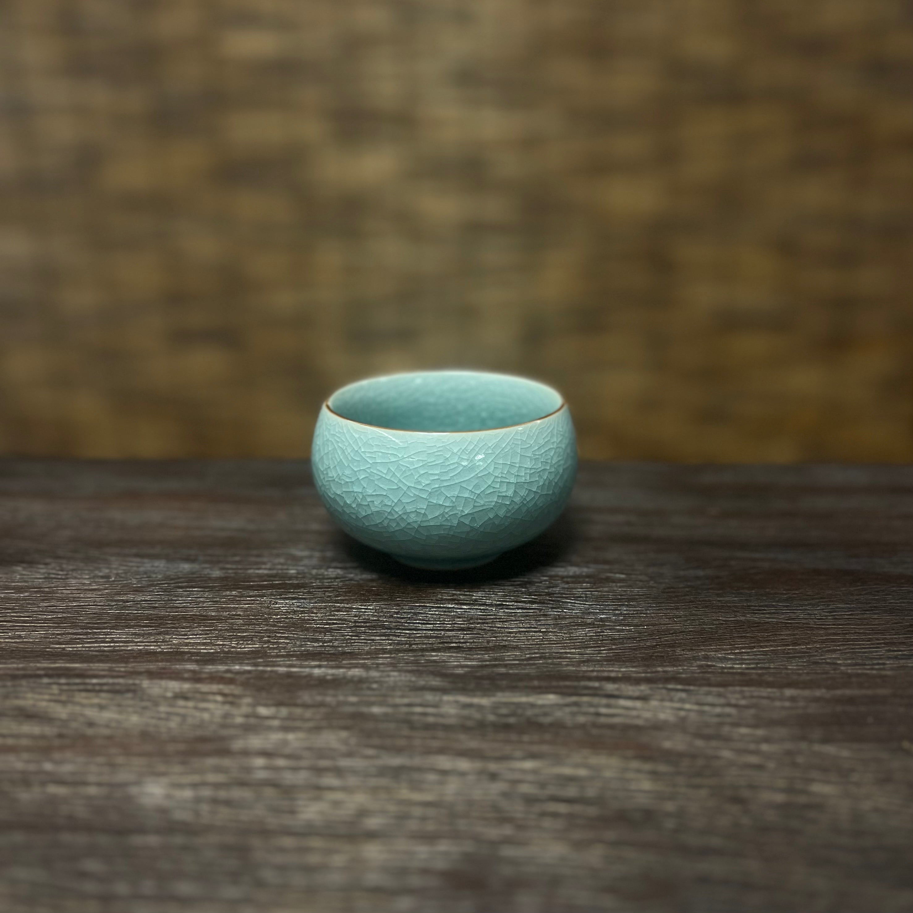 chinese ru kiln porcelain teacup – Ru Ware Ice-Crackle Teacup Ru Kiln Crackles Arhat Teacup by Kungfuyang