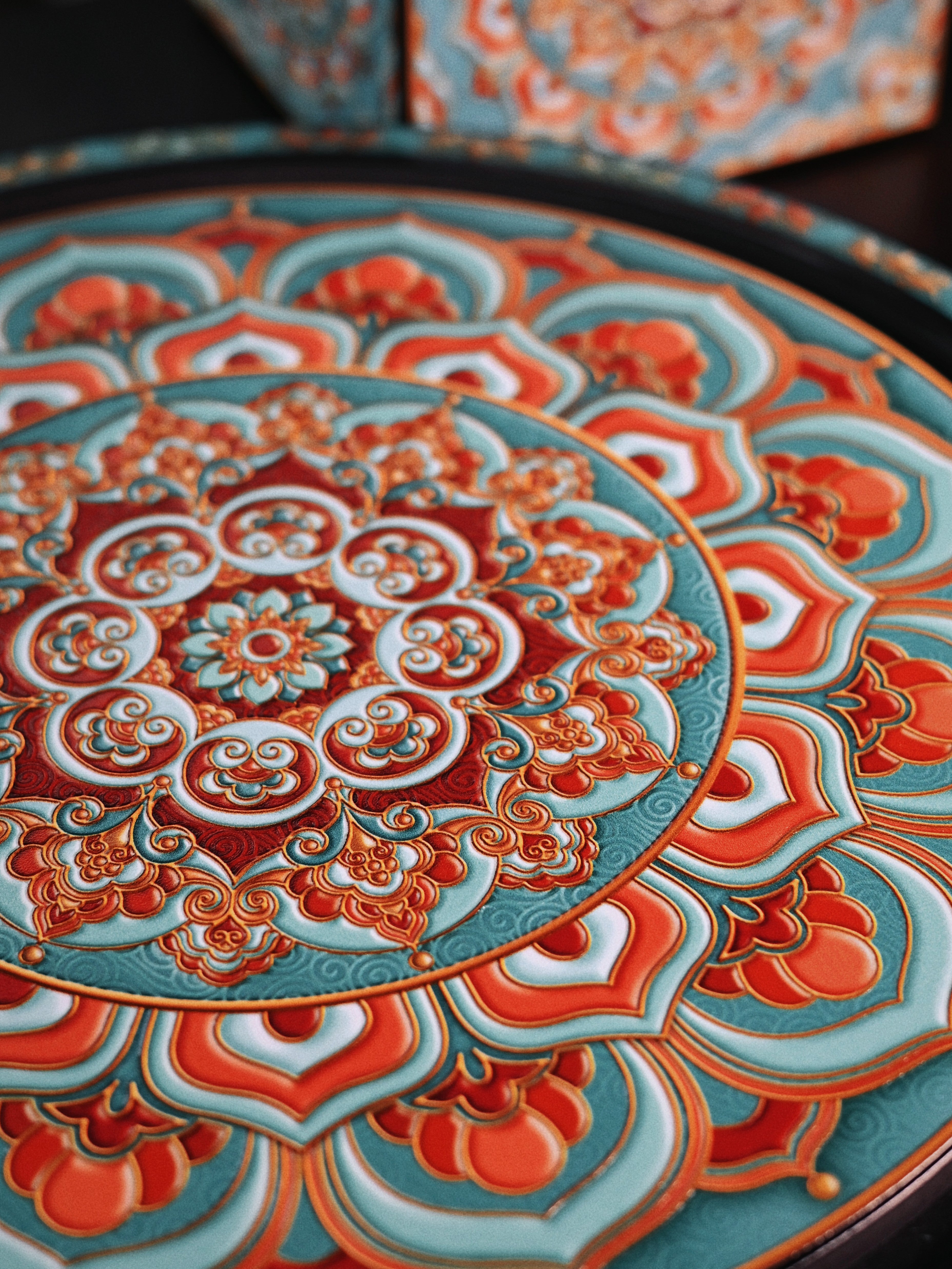 chinese tea tray – Dunhuang Revival Tea Tray – Ionizing Artisan Edition by Kungfuyang