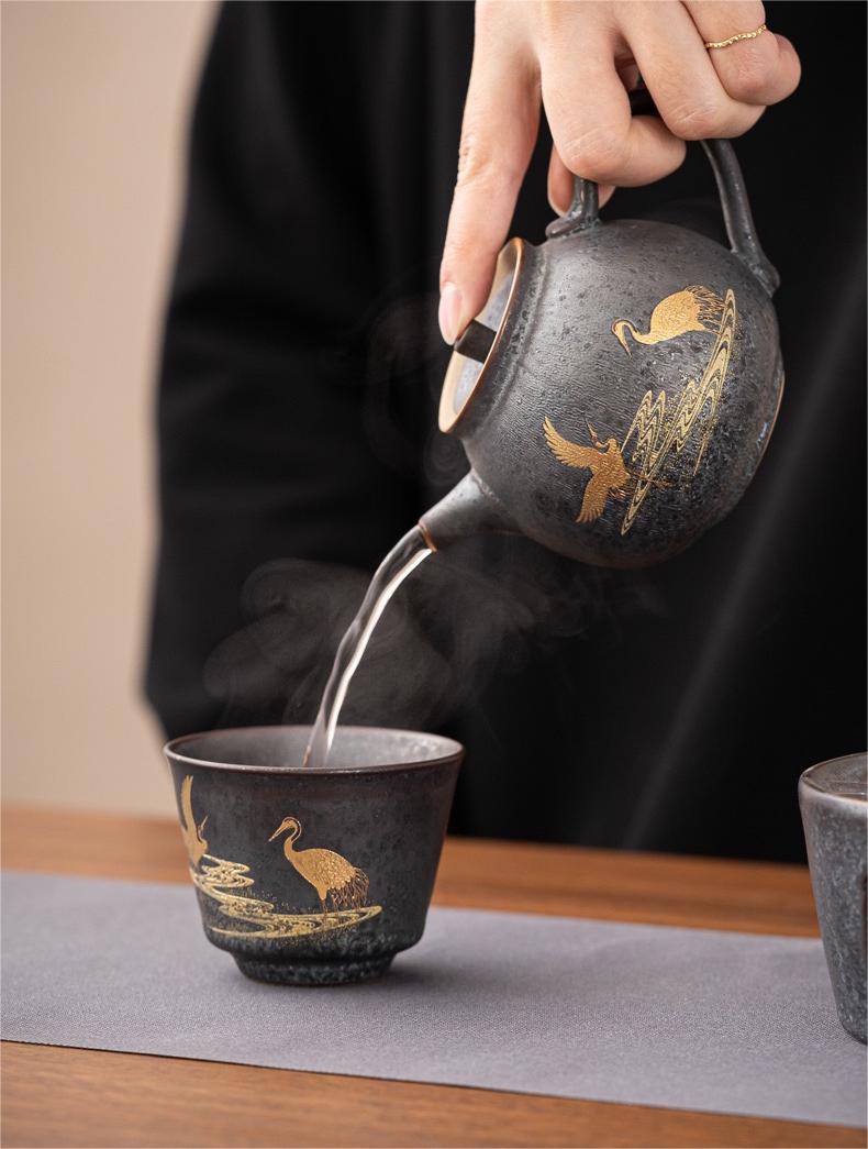 chinese zen style teacup – Jingdezhen Handcrafted Vintage Ceramic Teacup with by Kungfuyang