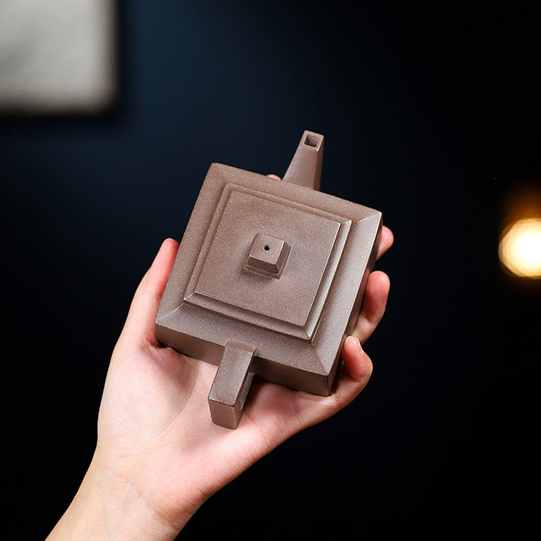 clay teapot for puerh tea – Yixing Zisha Teapot Made from Qinghui Duan Clay, Handmade by Kungfuyang