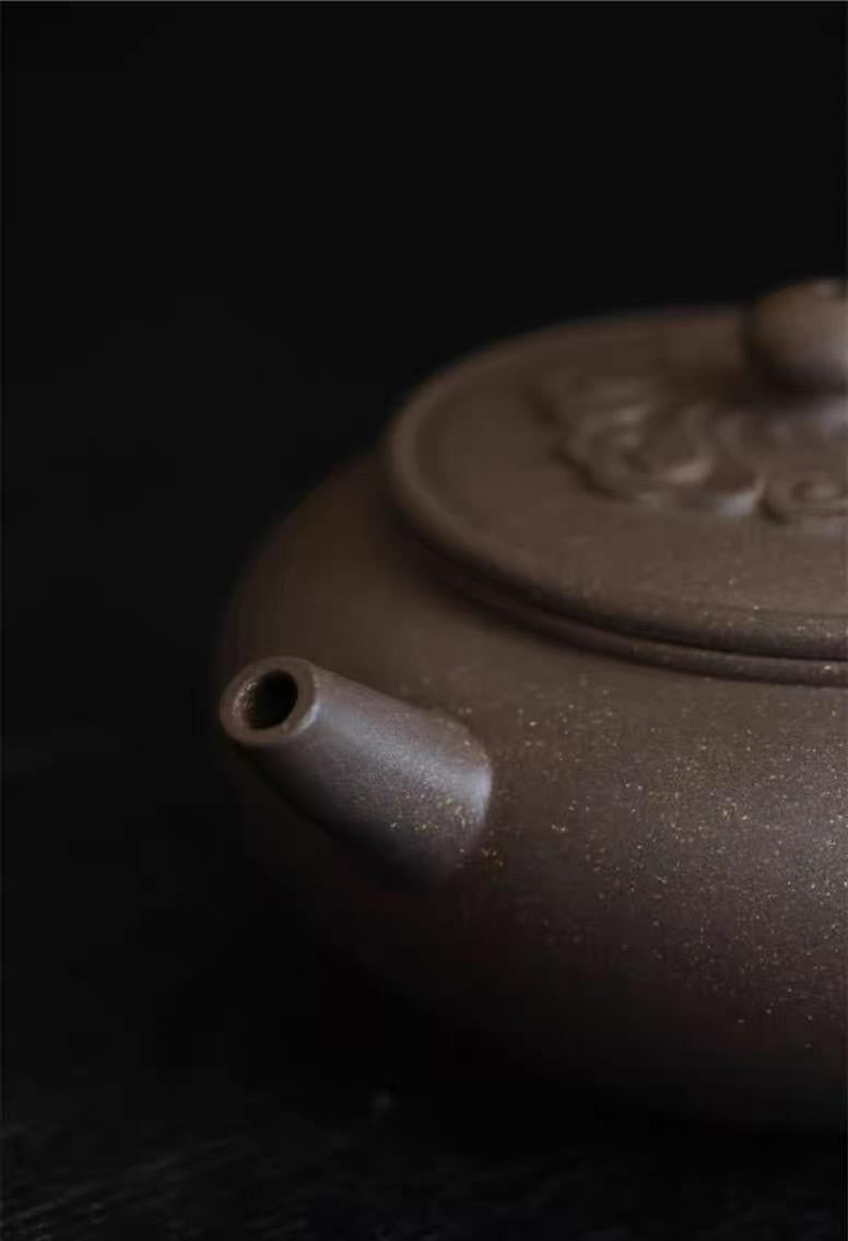 clouds pattern yixing teapot – Yixing Purple Clay Auspicious Clouds Zisha Teapot 170ml by Kungfuyang