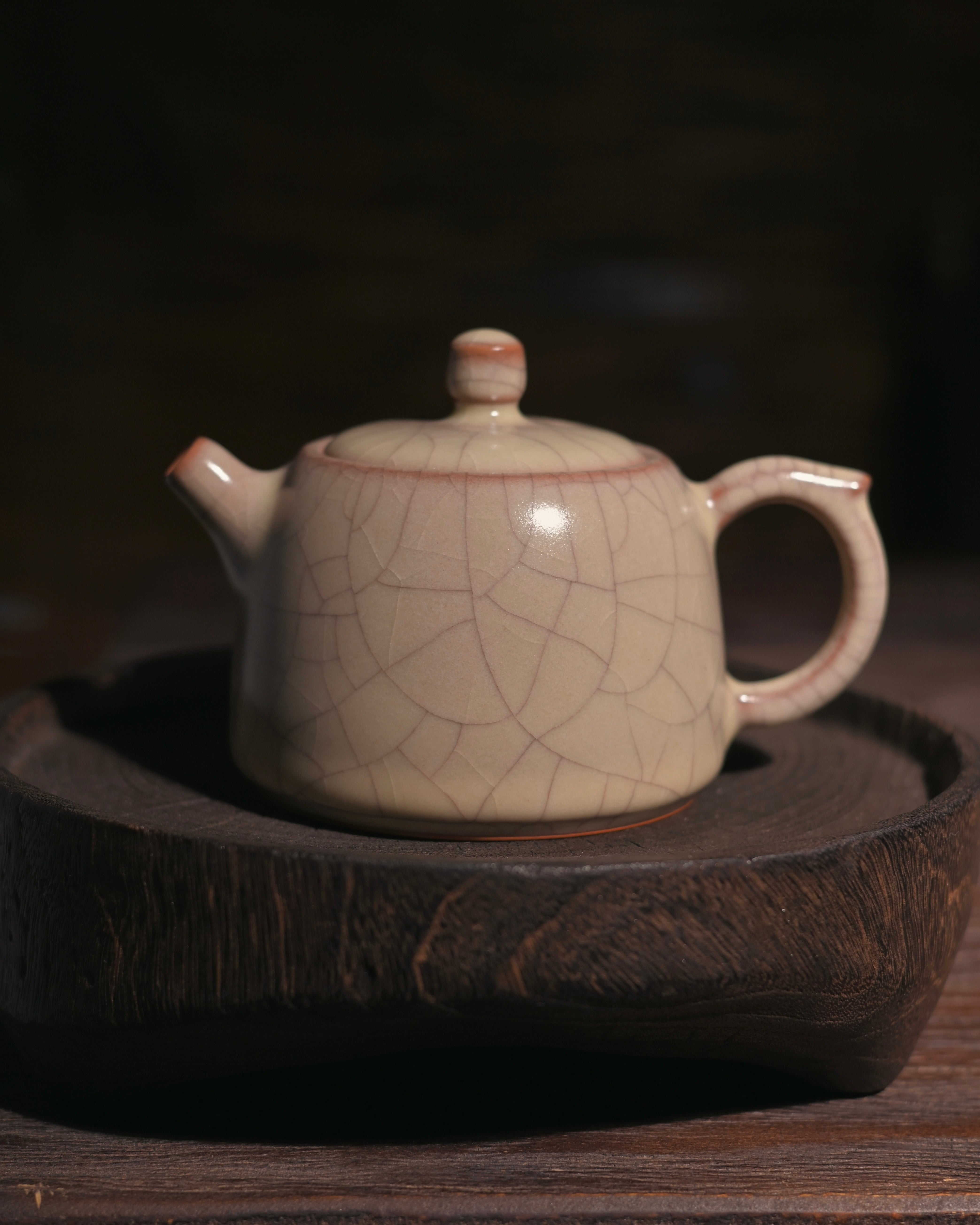 crackle glaze teapot ge kiln – Longquan Celadon Ge Kiln "Golden Threads and Iron Lines" by Kungfuyang