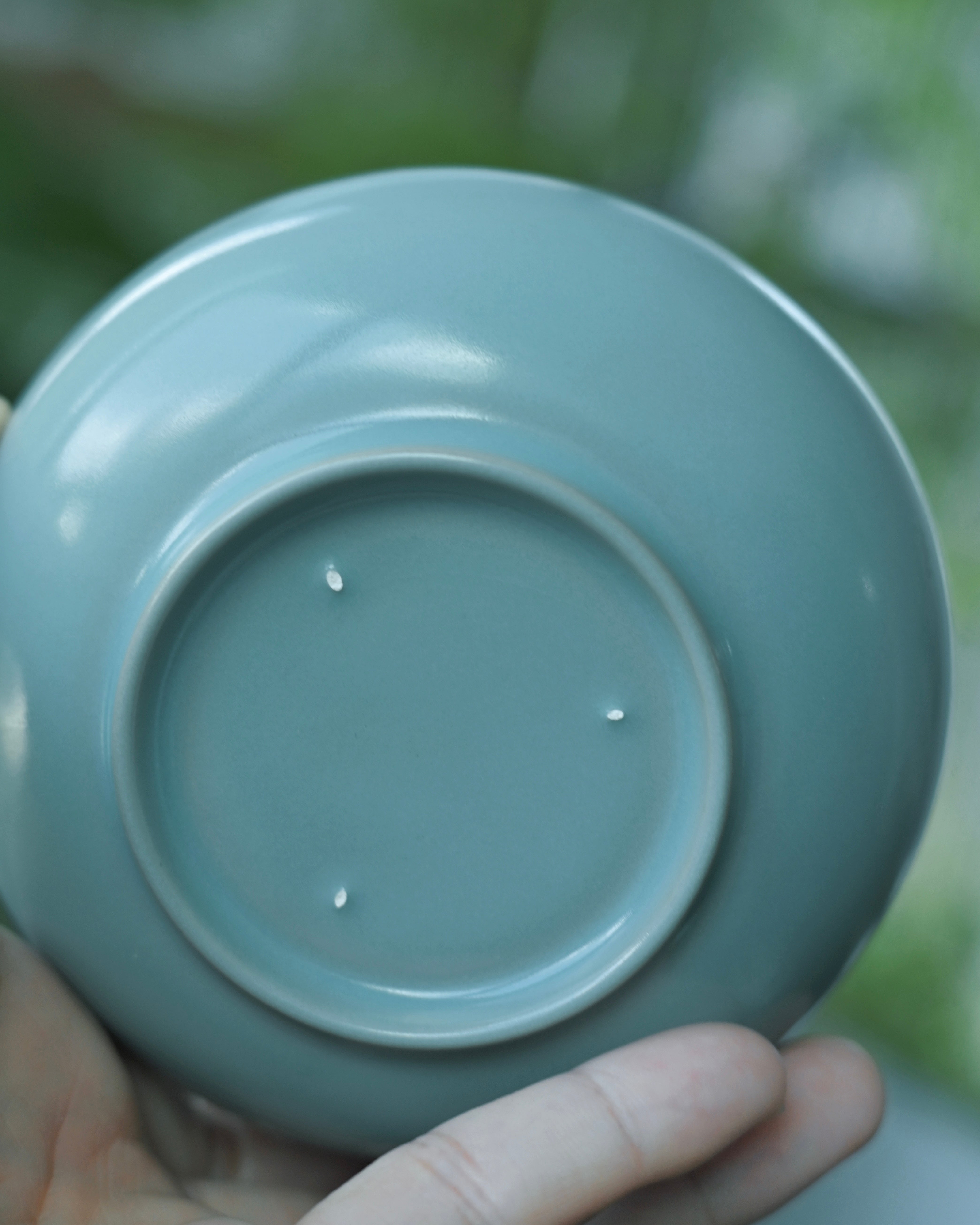 crackle interior ru ware bowl – Ru Porcelain Sky-Blue Glaze Large Tea Bowl by Kungfuyang