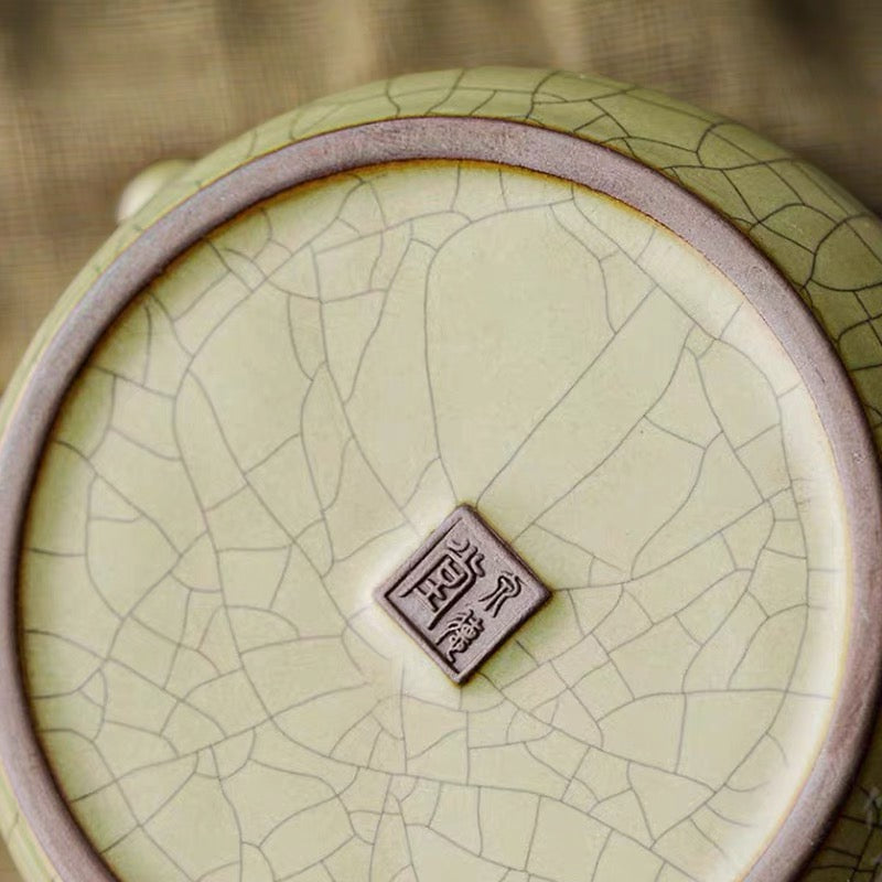 crackles teapot – Longquan Celadon – Ge Kiln Hanwa (Han-style)Teapot by Kungfuyang