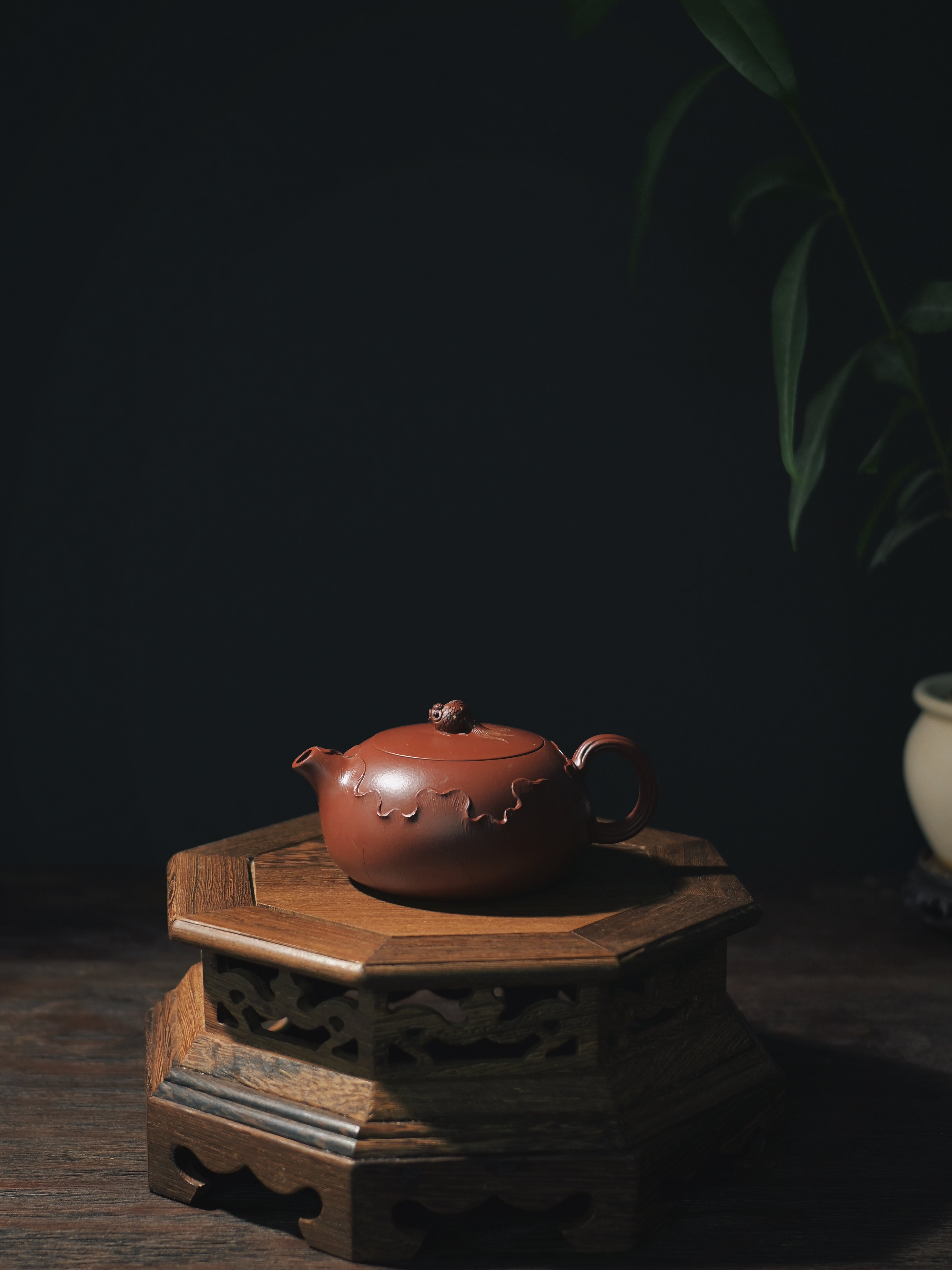 flat xishi pot – Yang Junbao Hand-Signed Yixing Purple Clay Flat Xishi by Kungfuyang