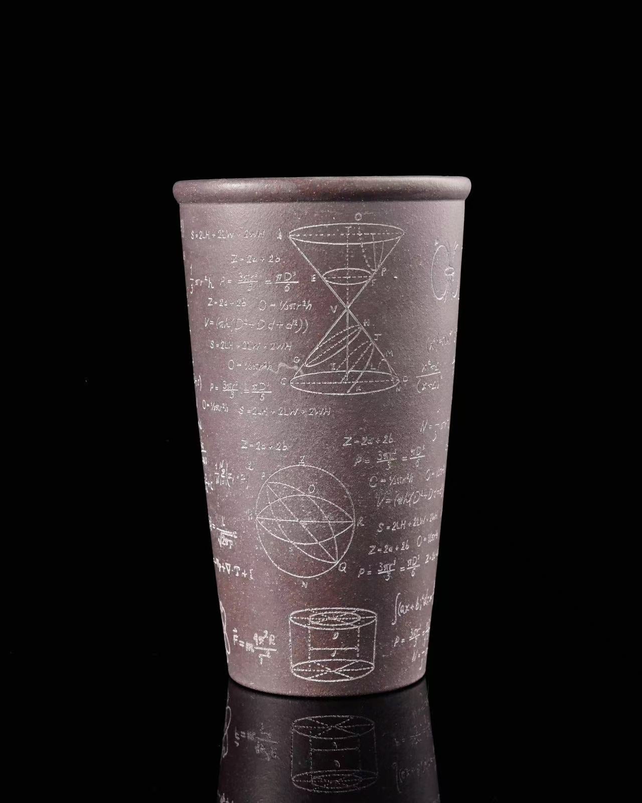 yixing zisha clay large capacity cup – Yixing Zisha "Calculus" Multi-Purpose Large Capacity Cup by Kungfuyang