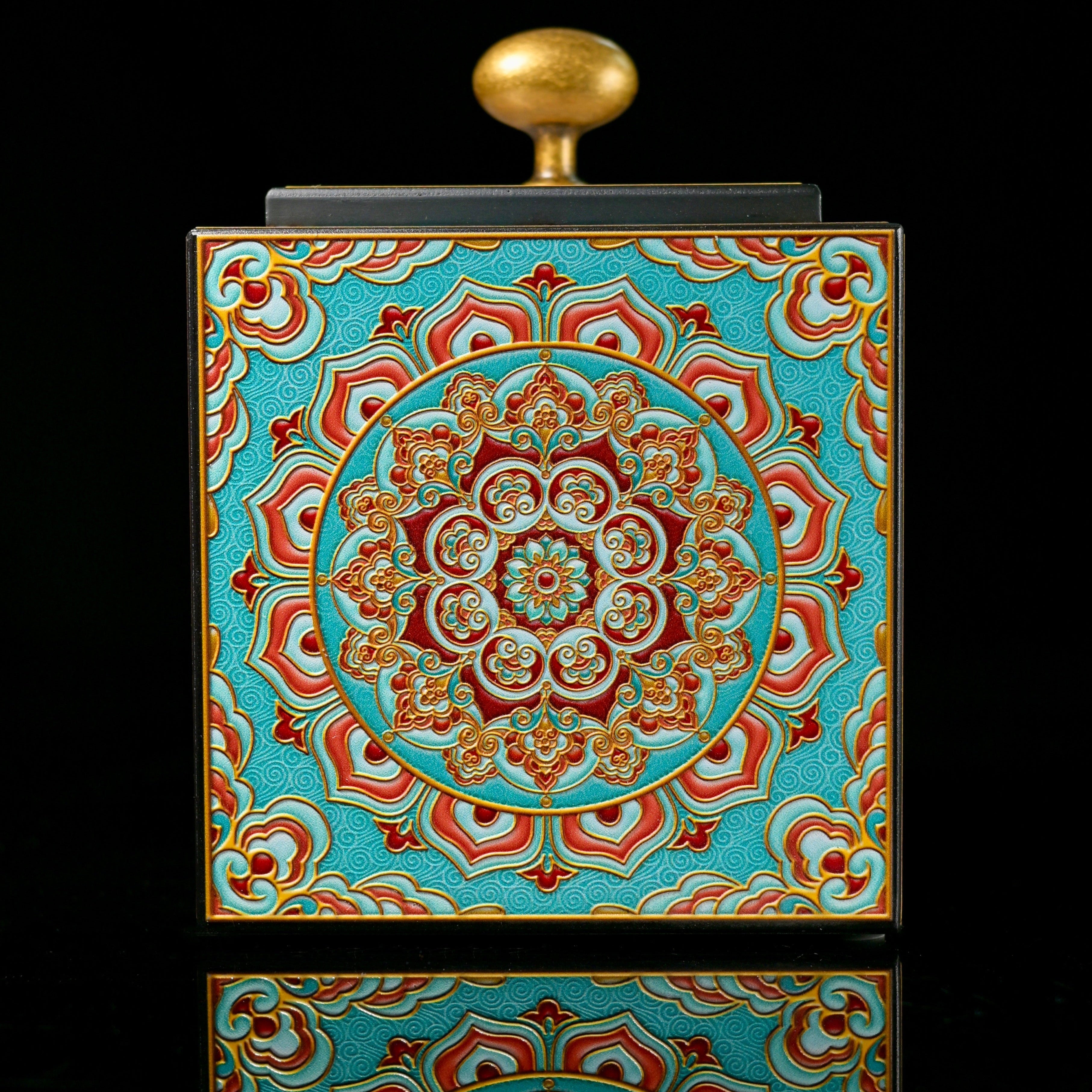 dunhuang tea caddy – Large Capacity Dunhuang Revival Tea Caddy – Ionizing Artisan by Kungfuyang