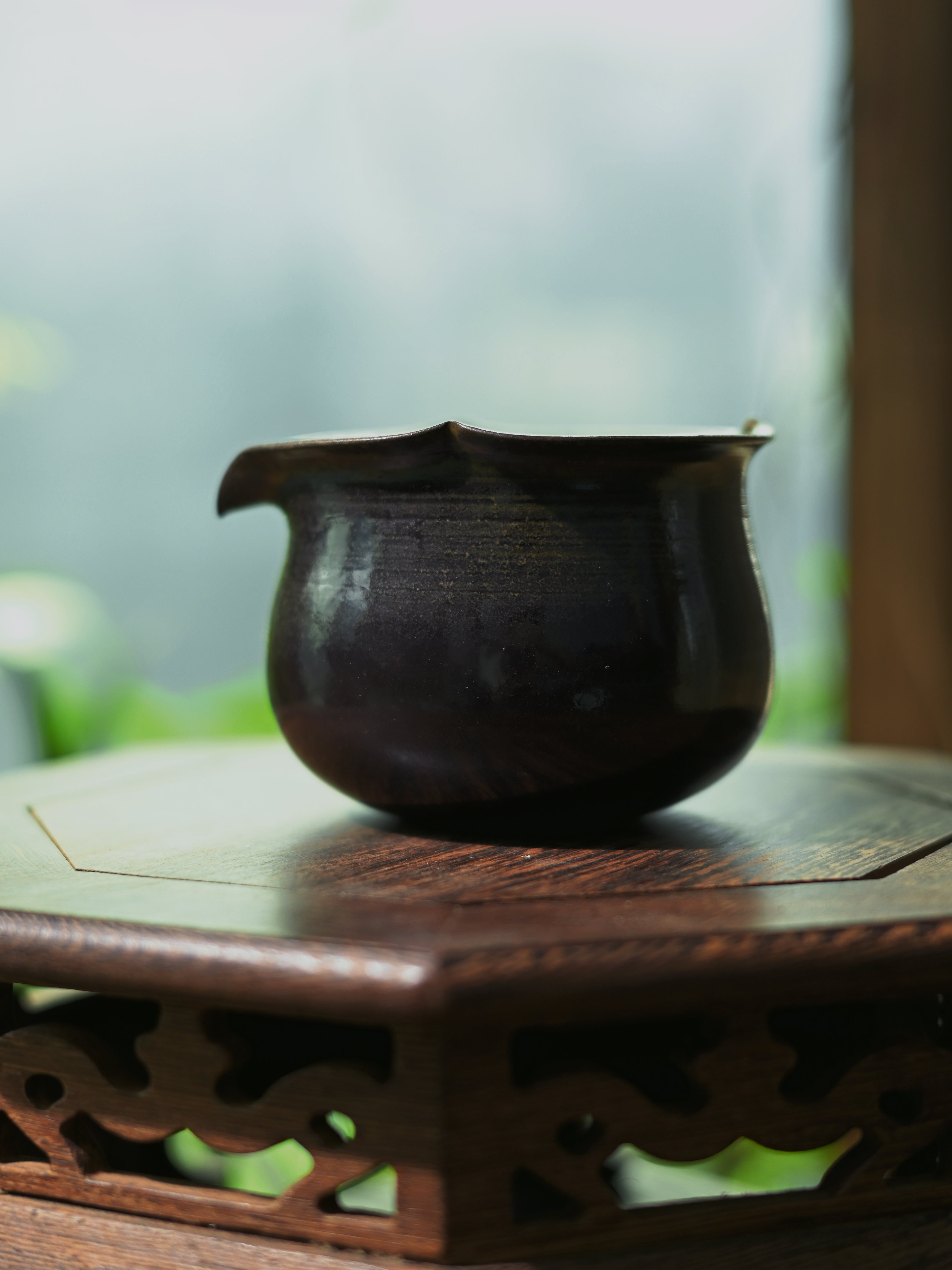 fairness cup 200ml – Unique Piece Wood-Fired Artisan Black Gold Mud Fairness Cup by Kungfuyang